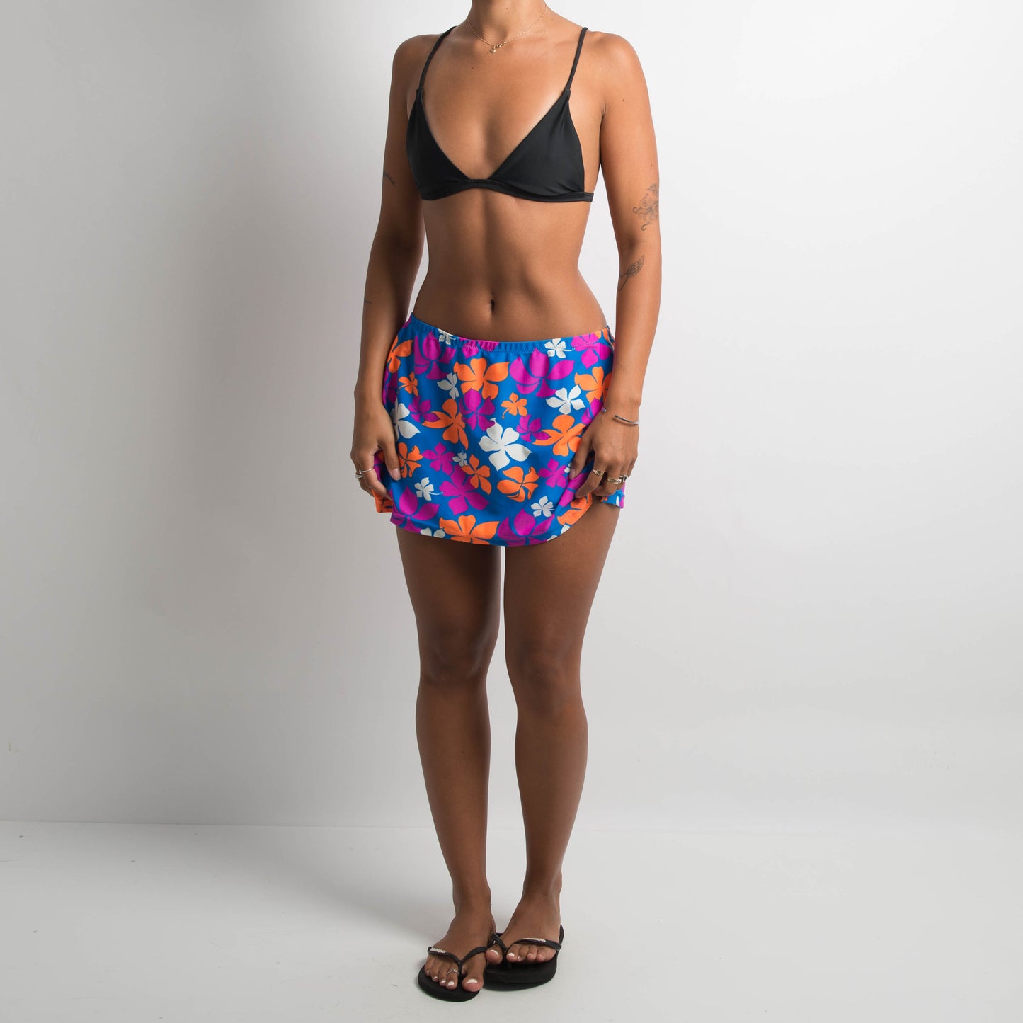 FLORAL SWIM SKIRT