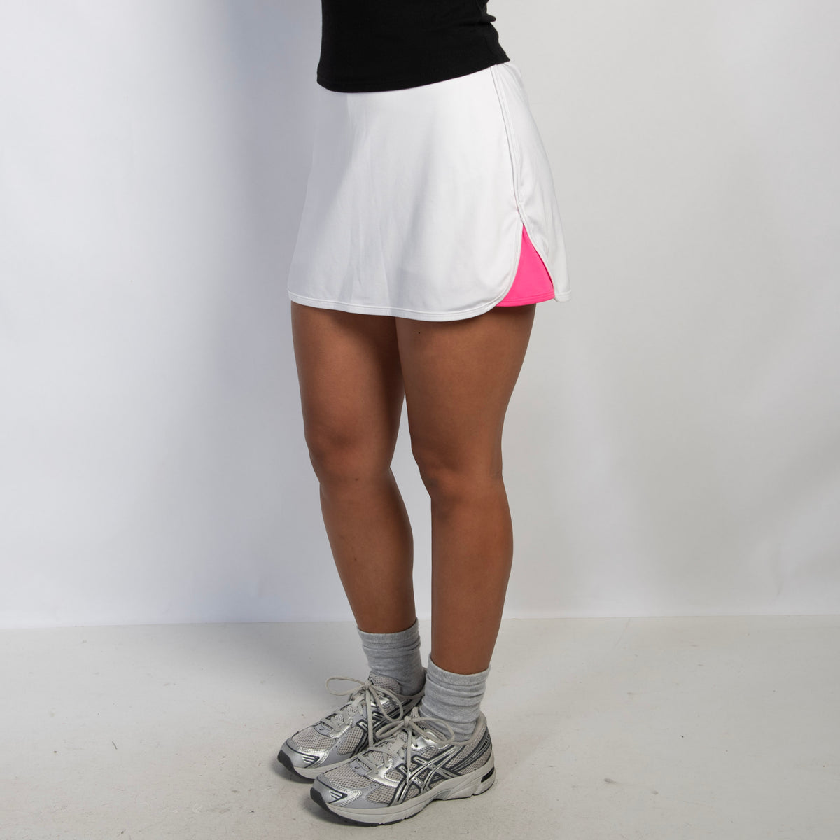 WHITE ACTIVE SKORT