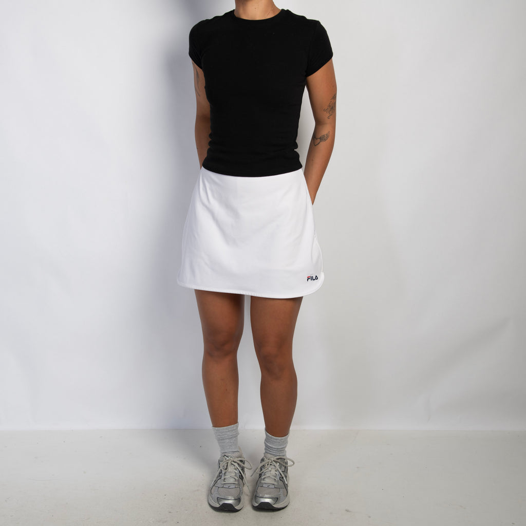 WHITE ACTIVE SKORT
