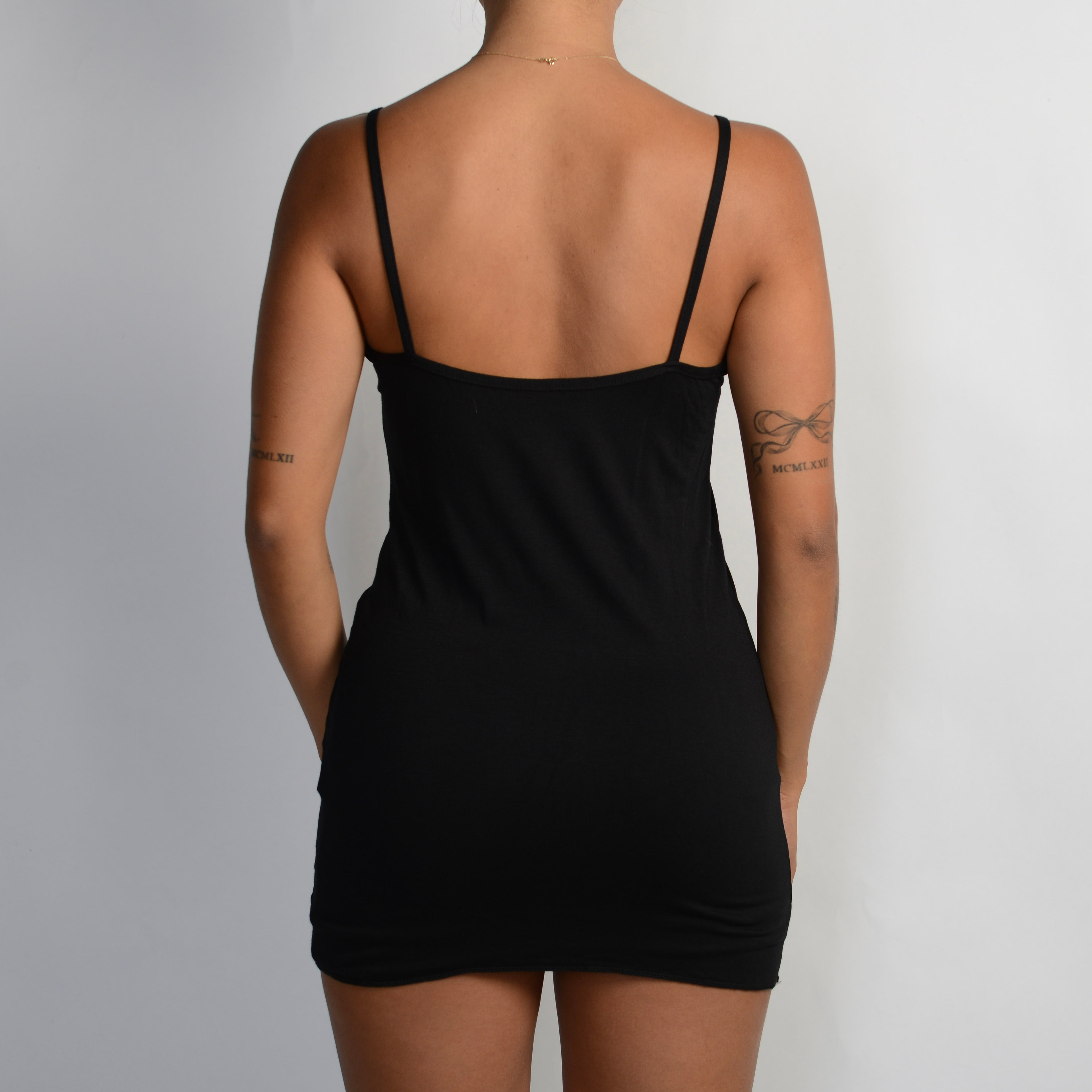 BLACK STRETCH CAMISOLE