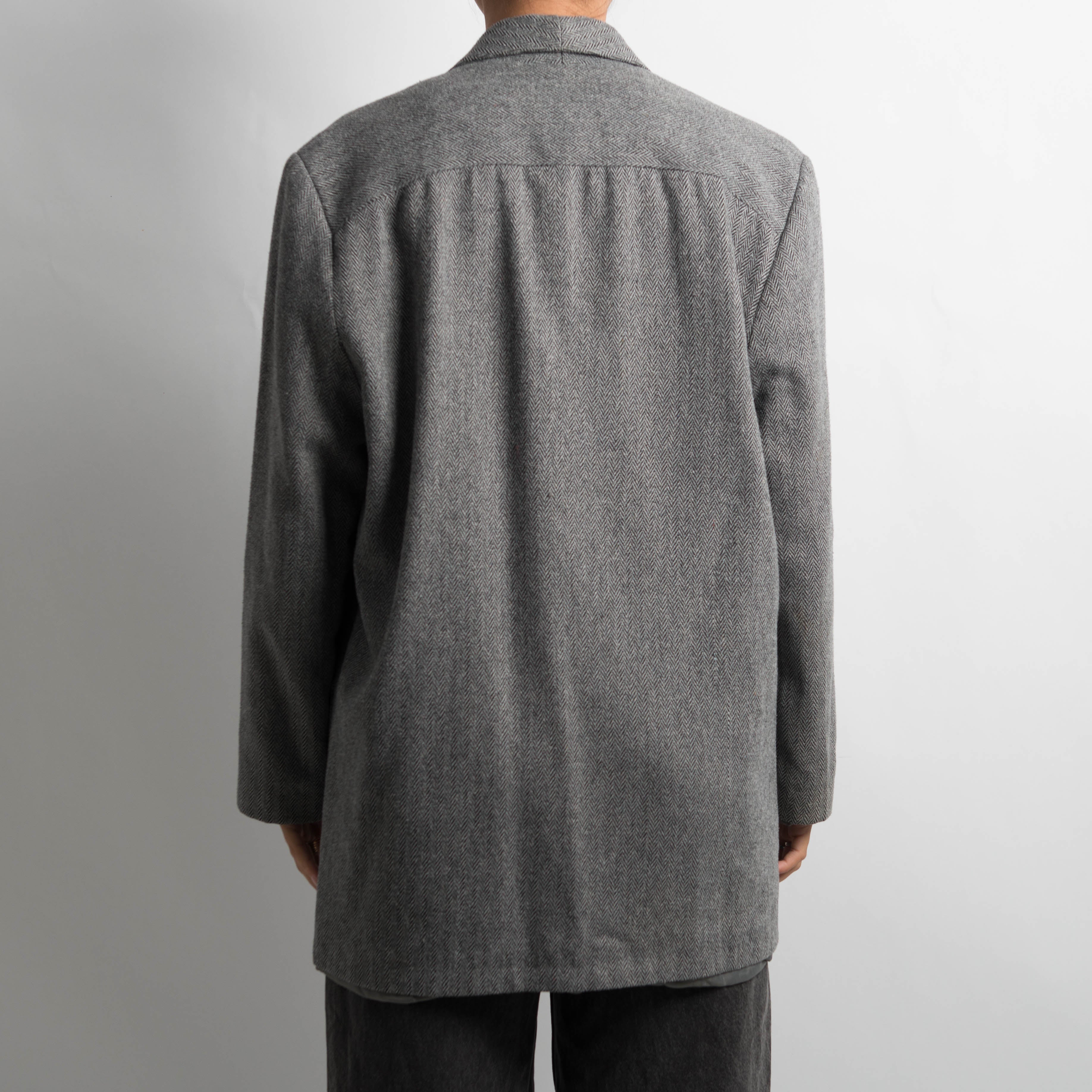 GREY OVERSIZED BLAZER