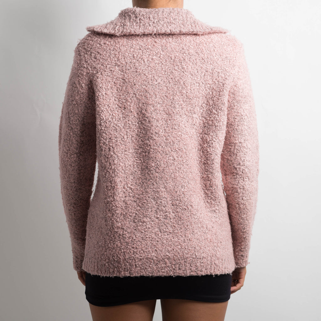 PINK MARLE ZIP CARDIGAN