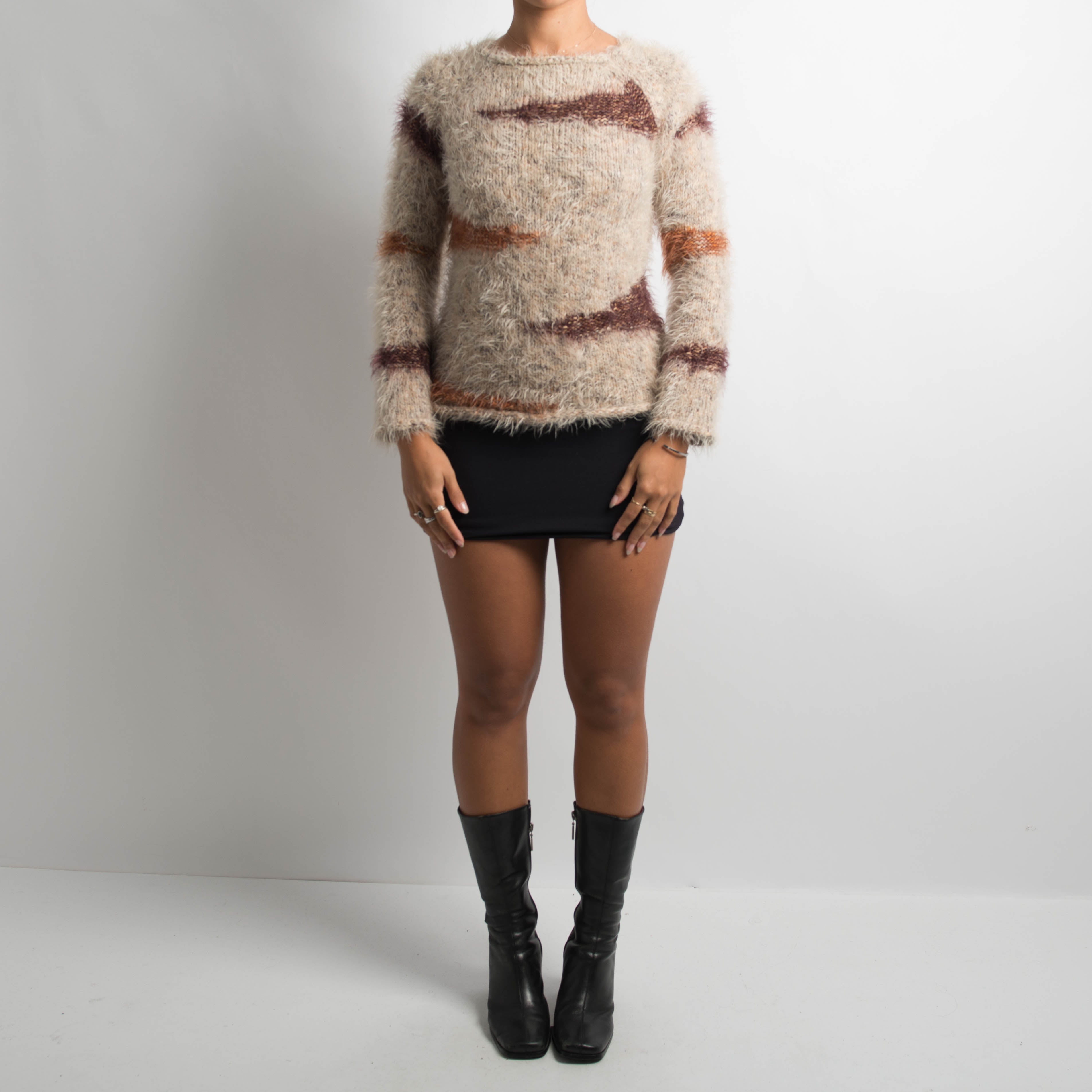 MARLE FUZZY KNIT SWEATER