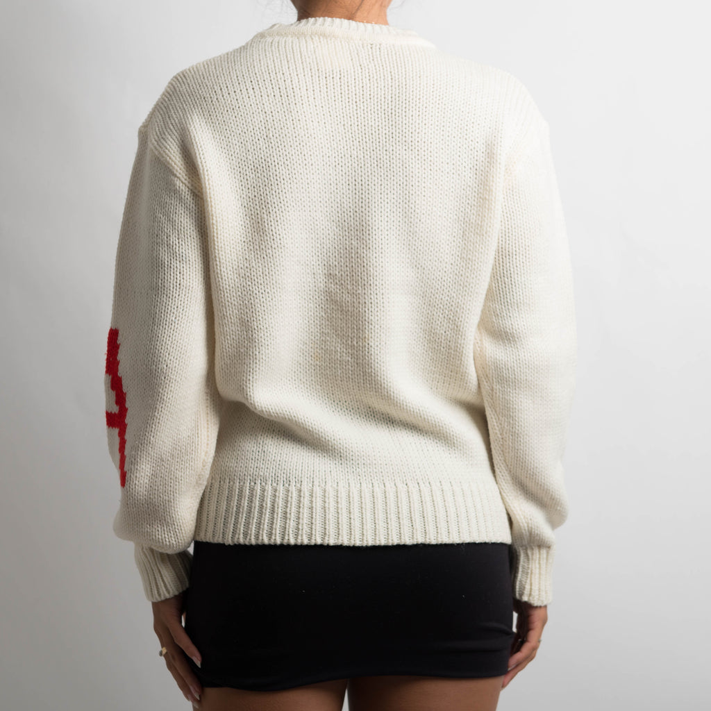 CREAM KNIT SWEATER