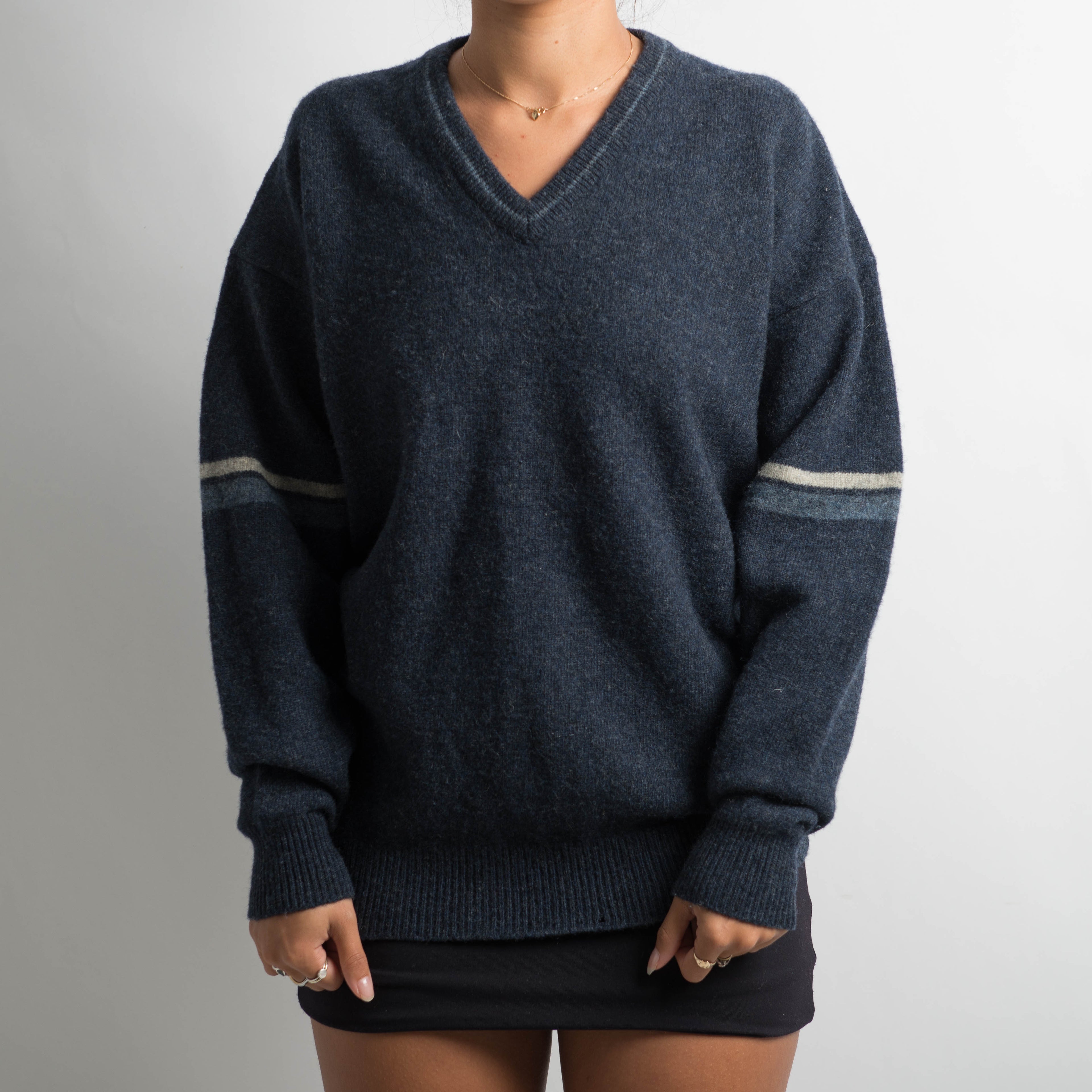 SKATER STYLE KNIT SWEATER