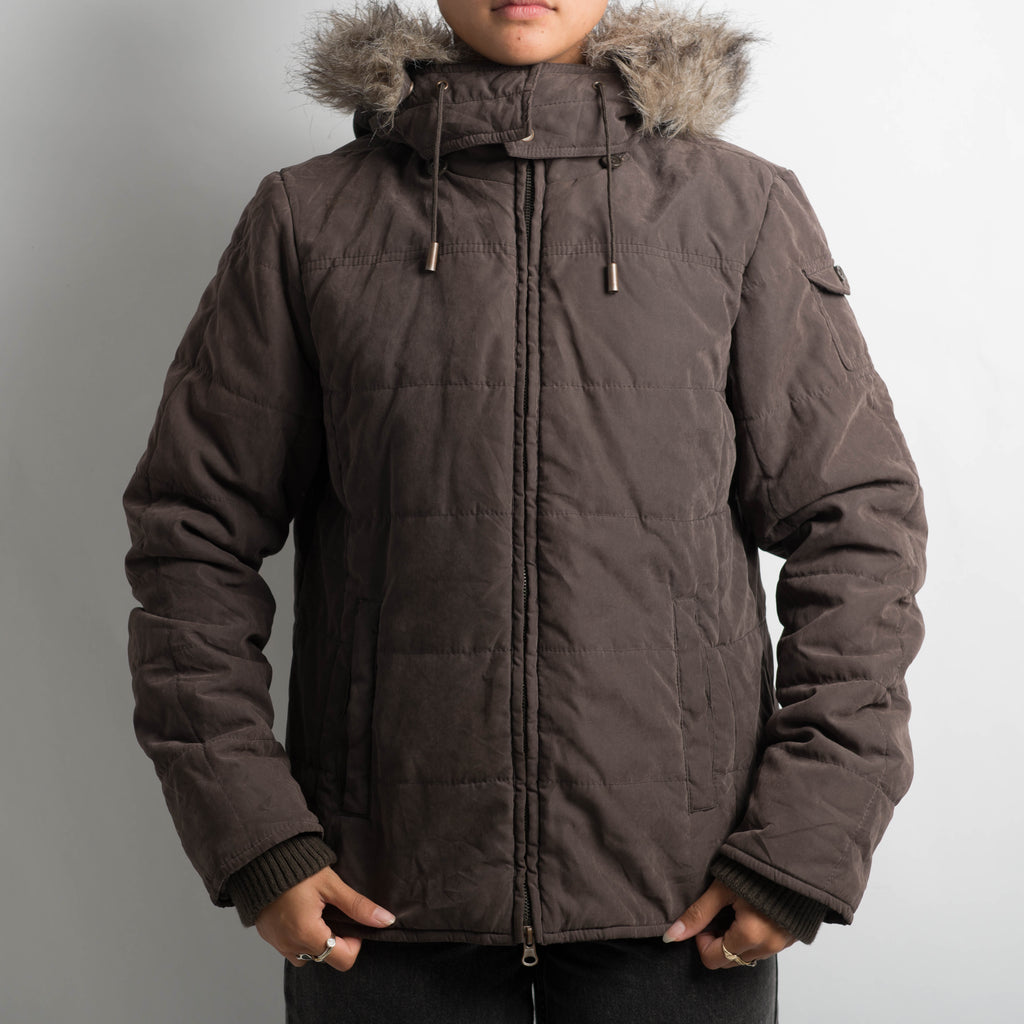 BROWN PUFFER JACKET