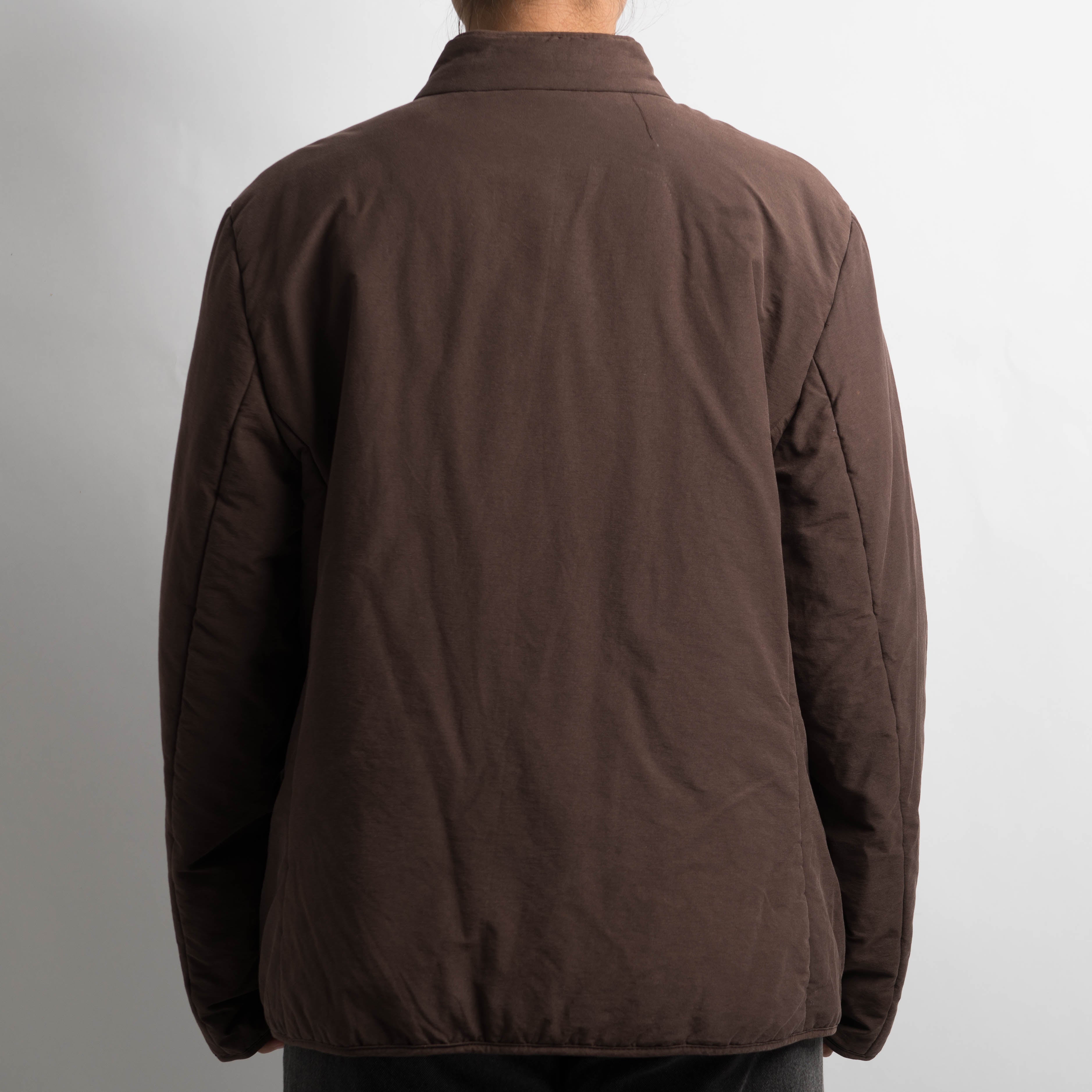 BROWN QUILTED JACKET