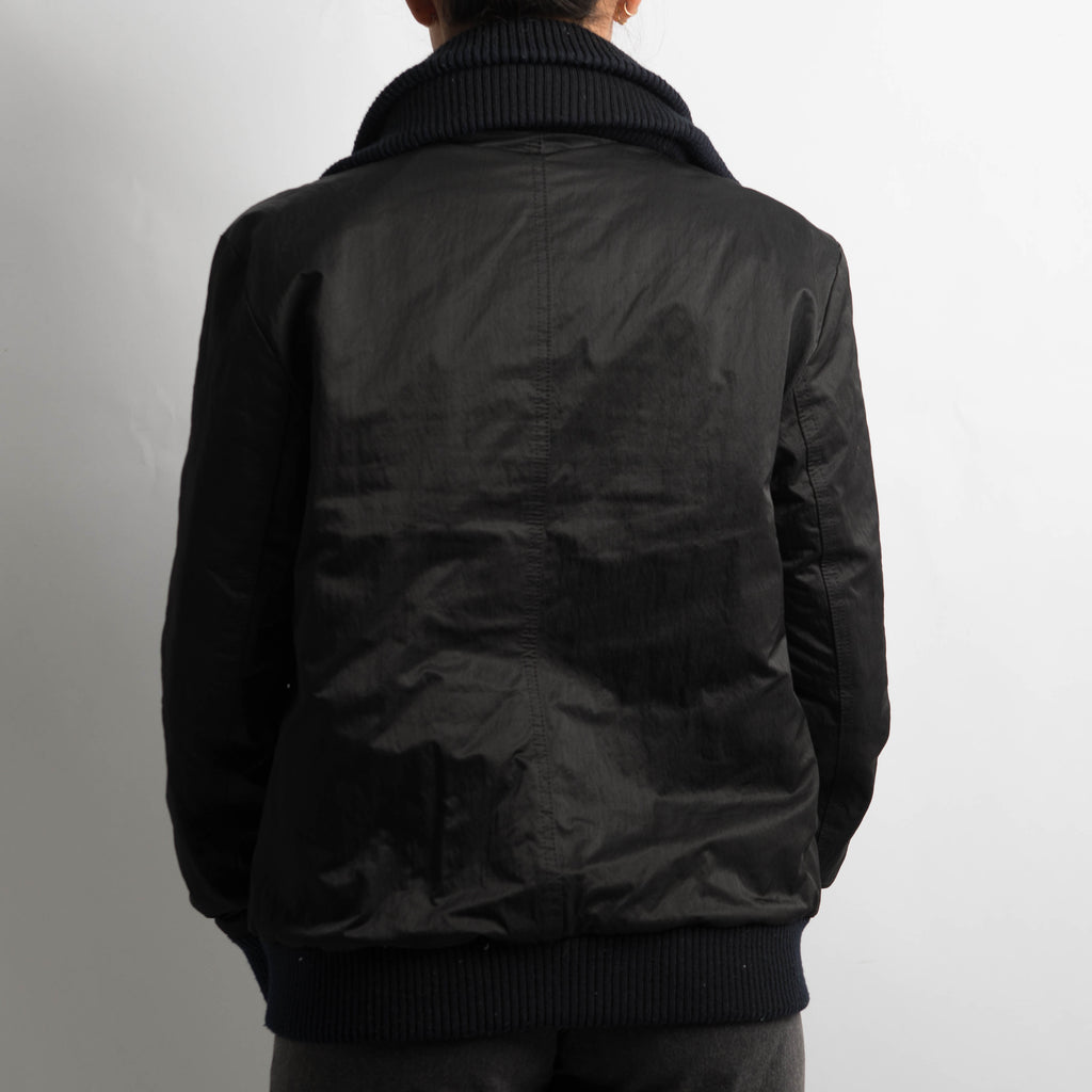 BLACK LAYERED JACKET