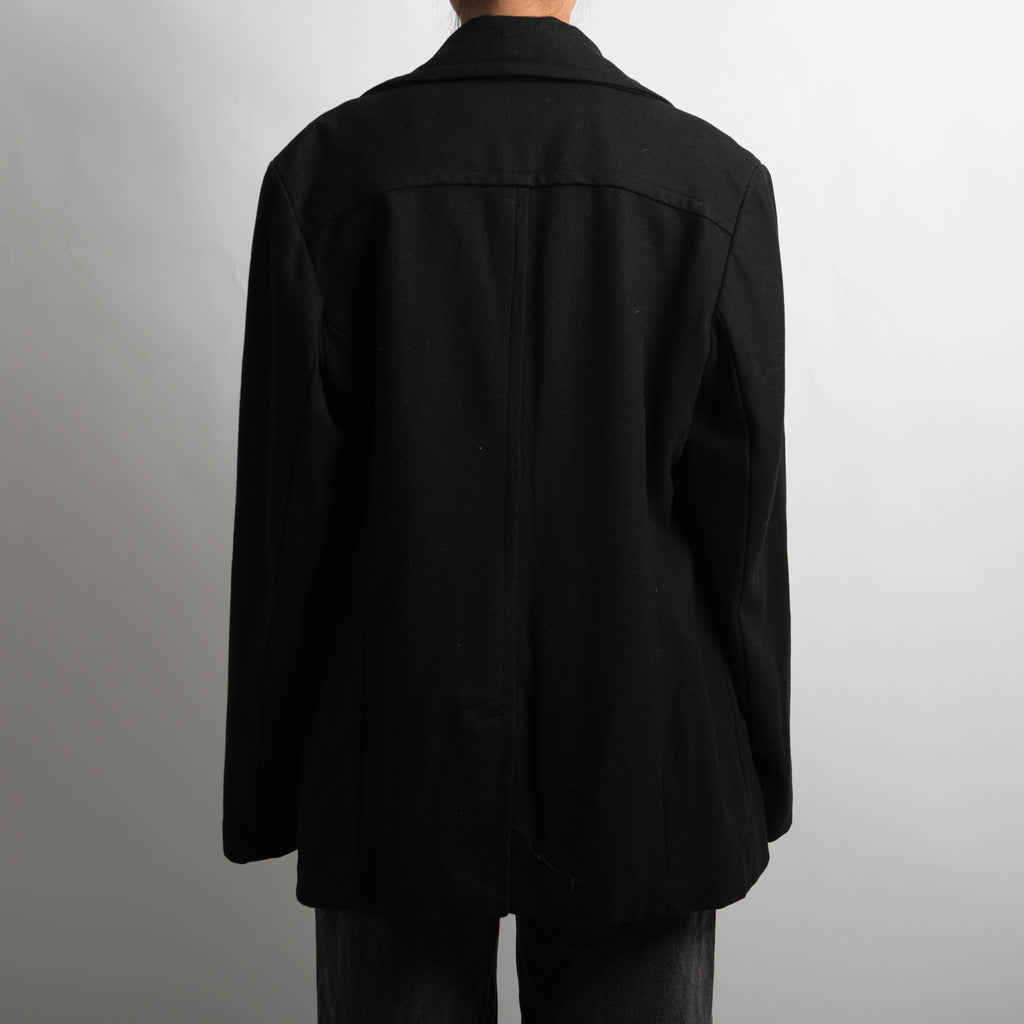 DOUBLE BREASTED WOOL COAT