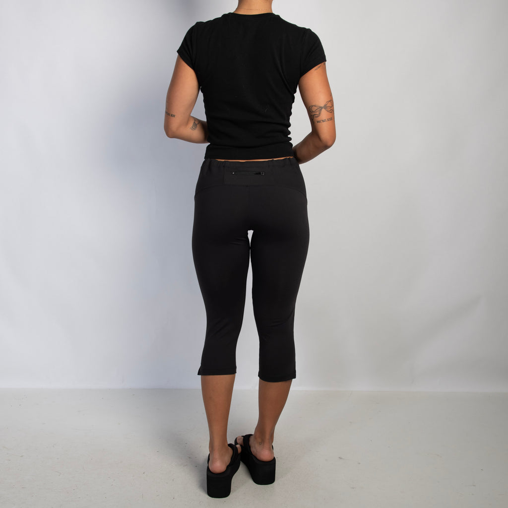 BLACK CROP TIGHTS