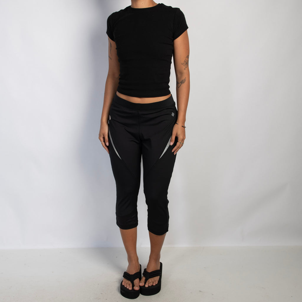 BLACK CROP TIGHTS