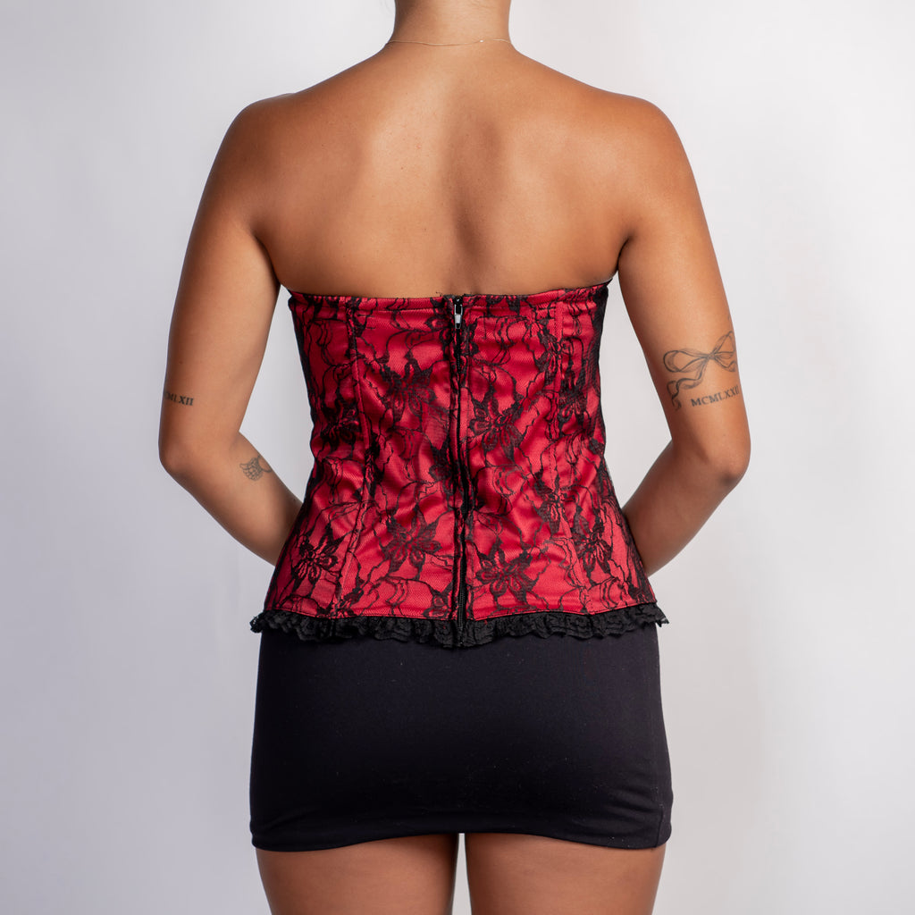 LACE STRAPLESS BUSTIER