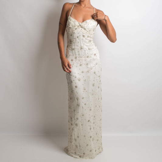 CREAM BEADED GOWN