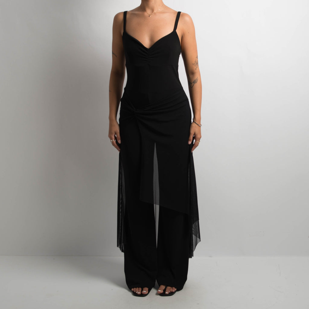 BLACK EVENING JUMPSUIT