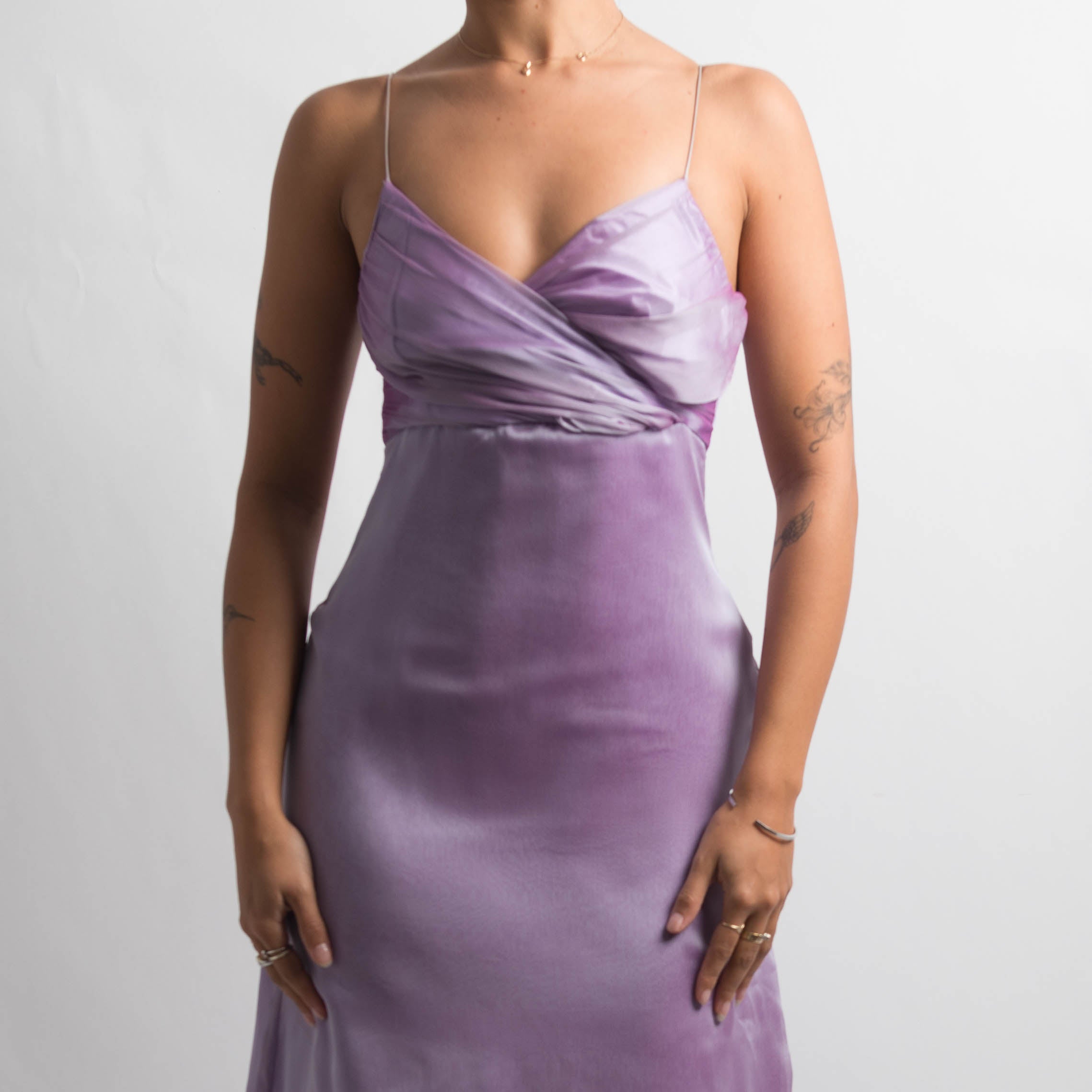 PURPLE IRIDESCENT GOWN
