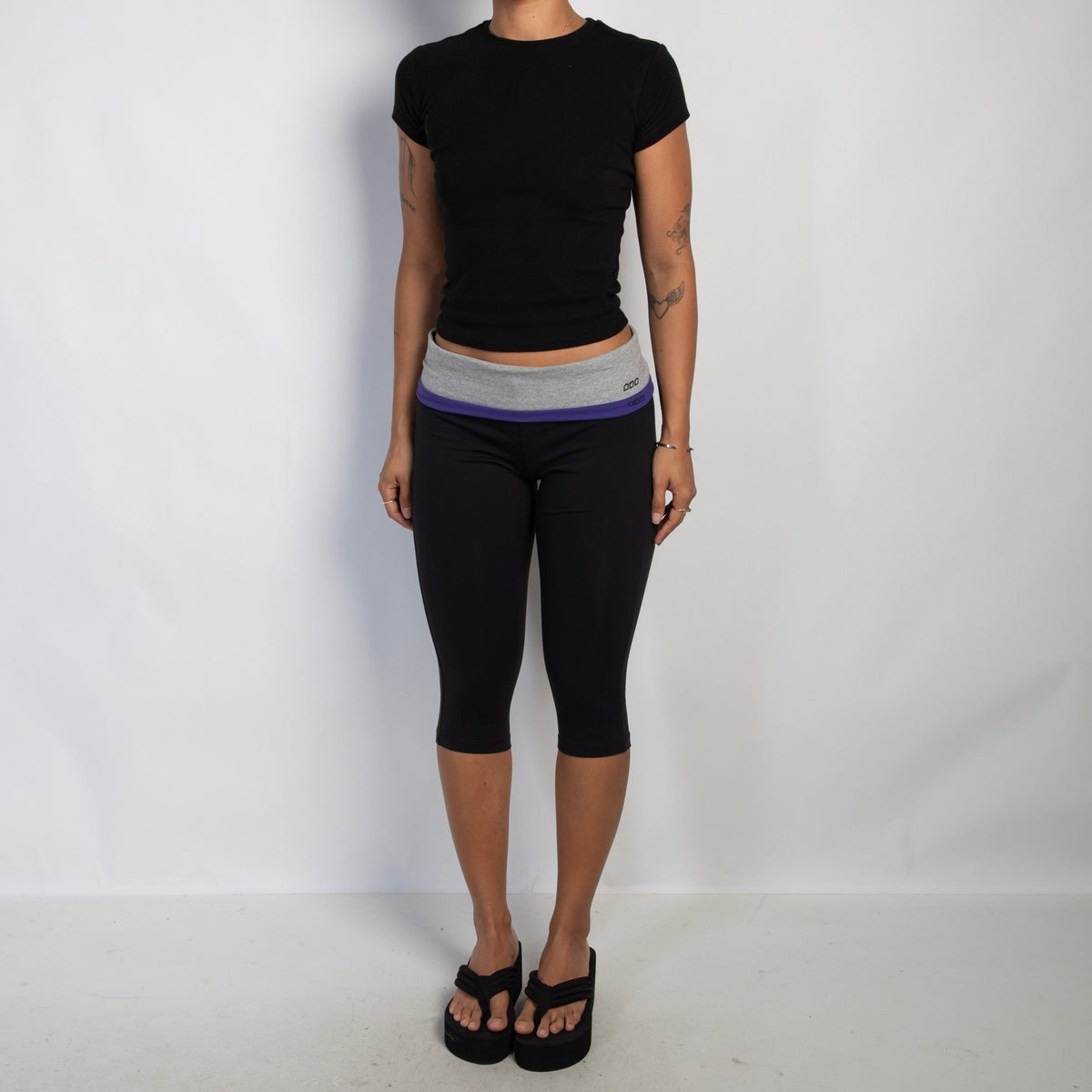 FOLD OVER CROP TIGHTS