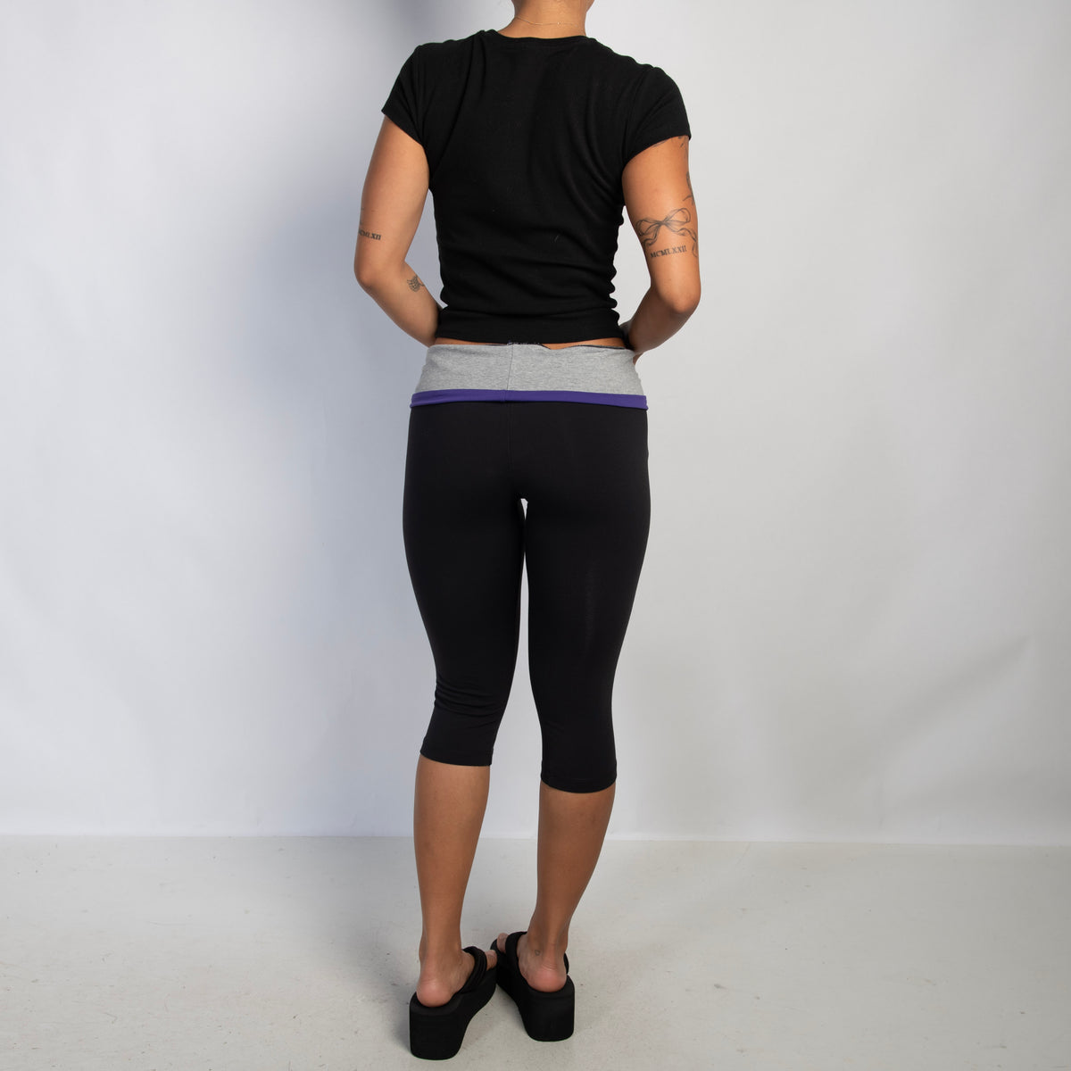 FOLD OVER CROP TIGHTS