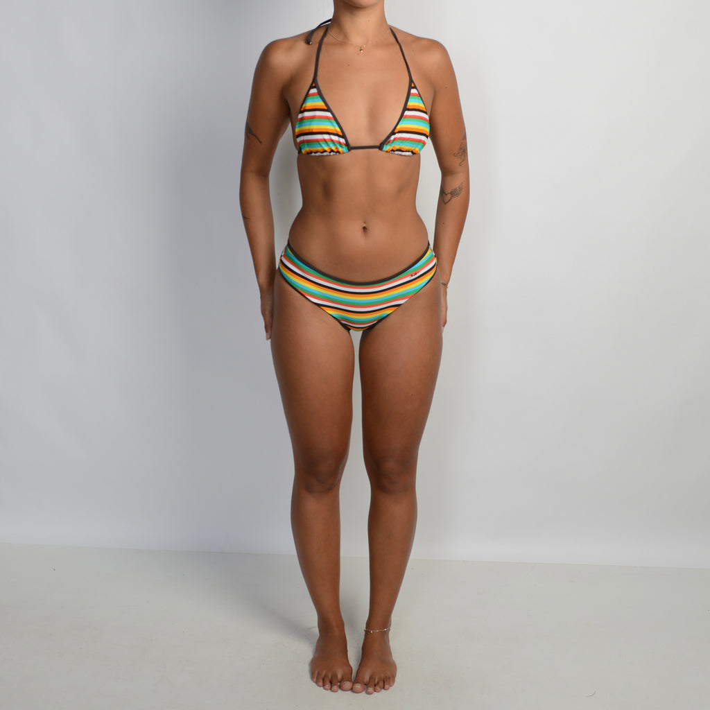 RETRO STRIPE BIKINI SET