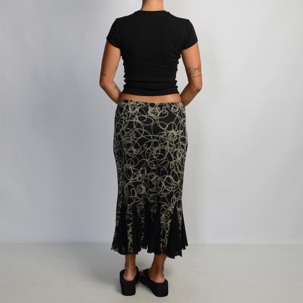 PATTERN KNIT SKIRT