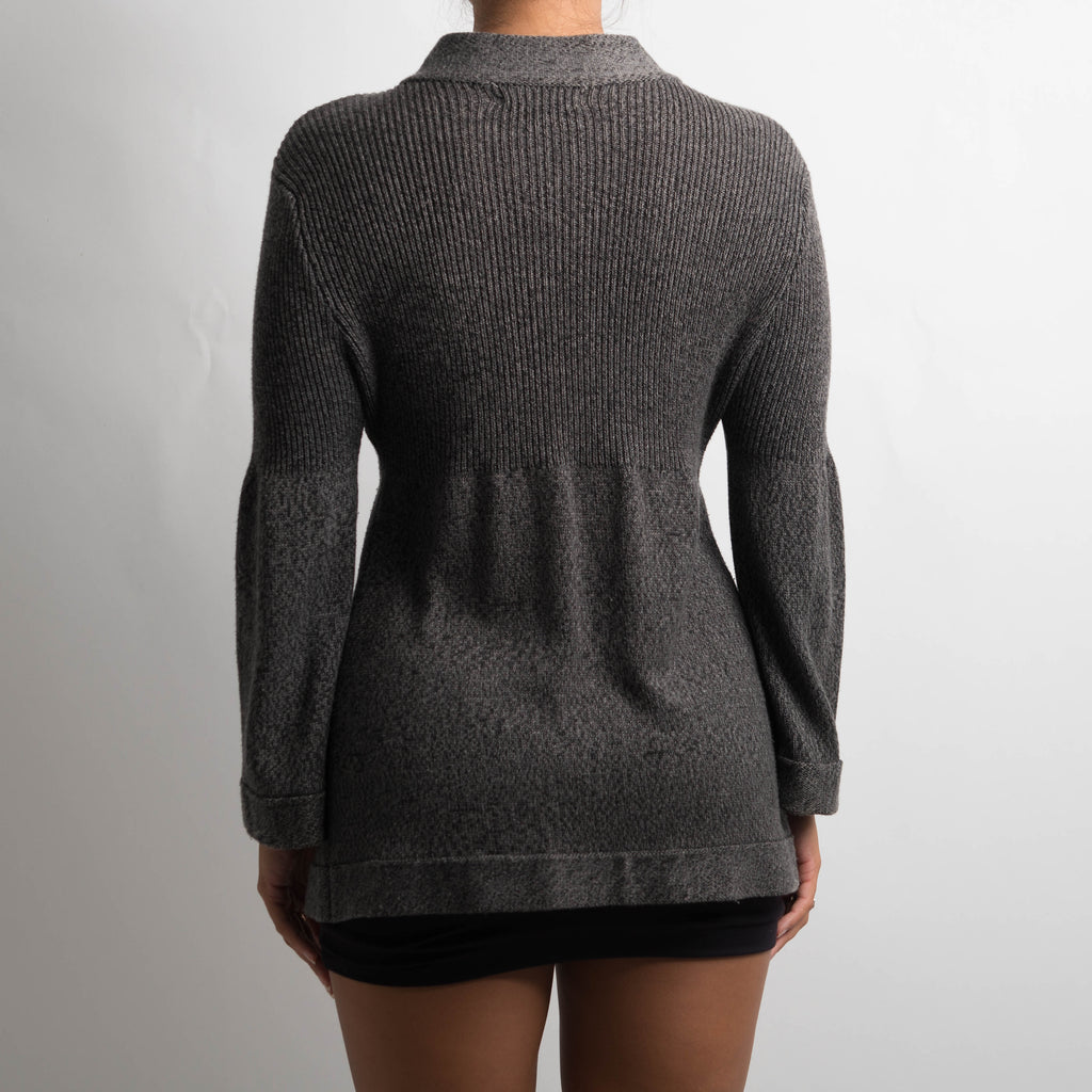 CHARCOAL MARLE CARDIGAN