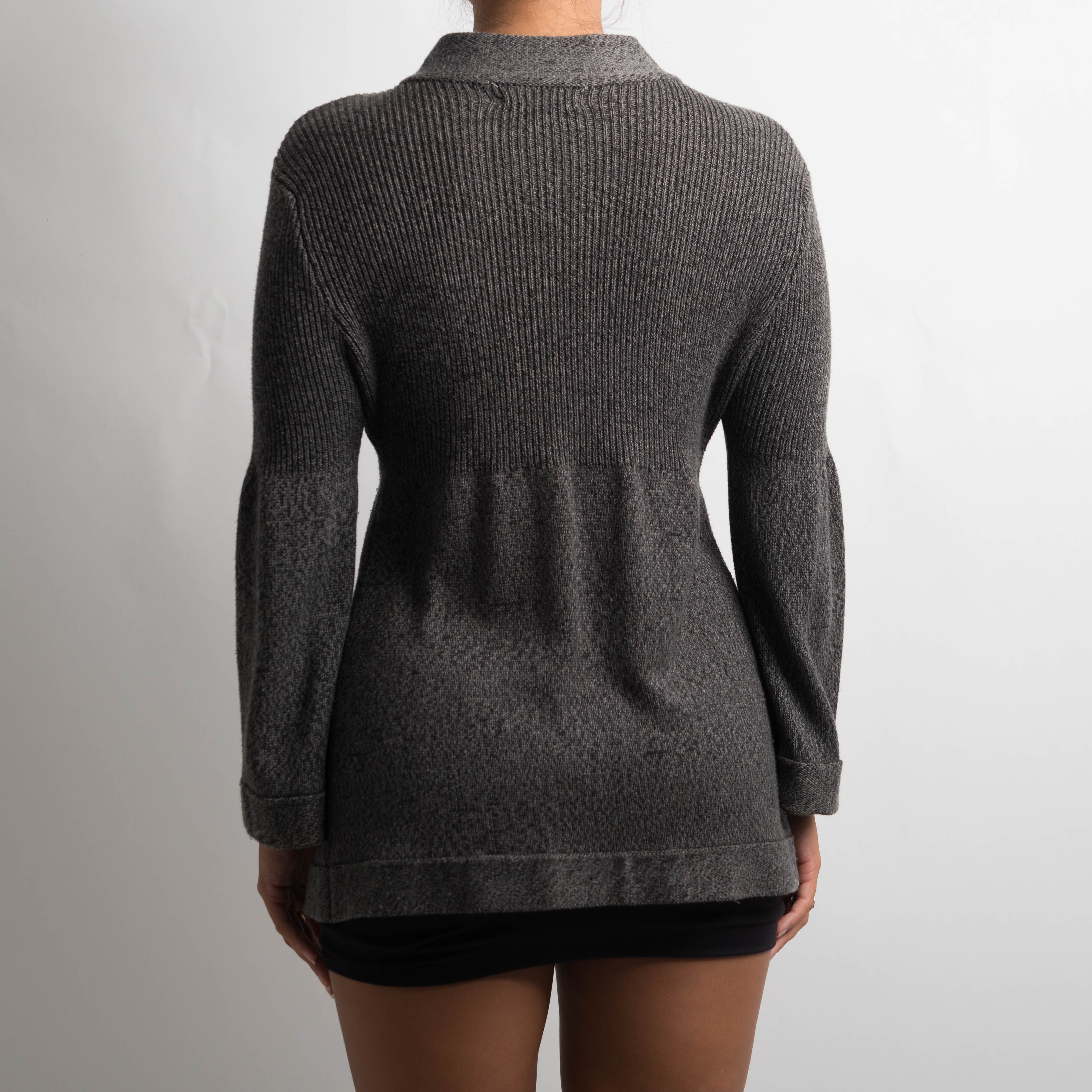 CHARCOAL MARLE CARDIGAN