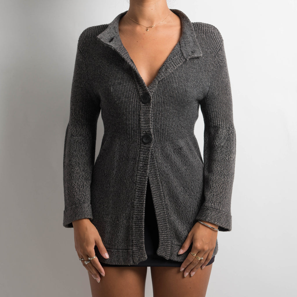 CHARCOAL MARLE CARDIGAN