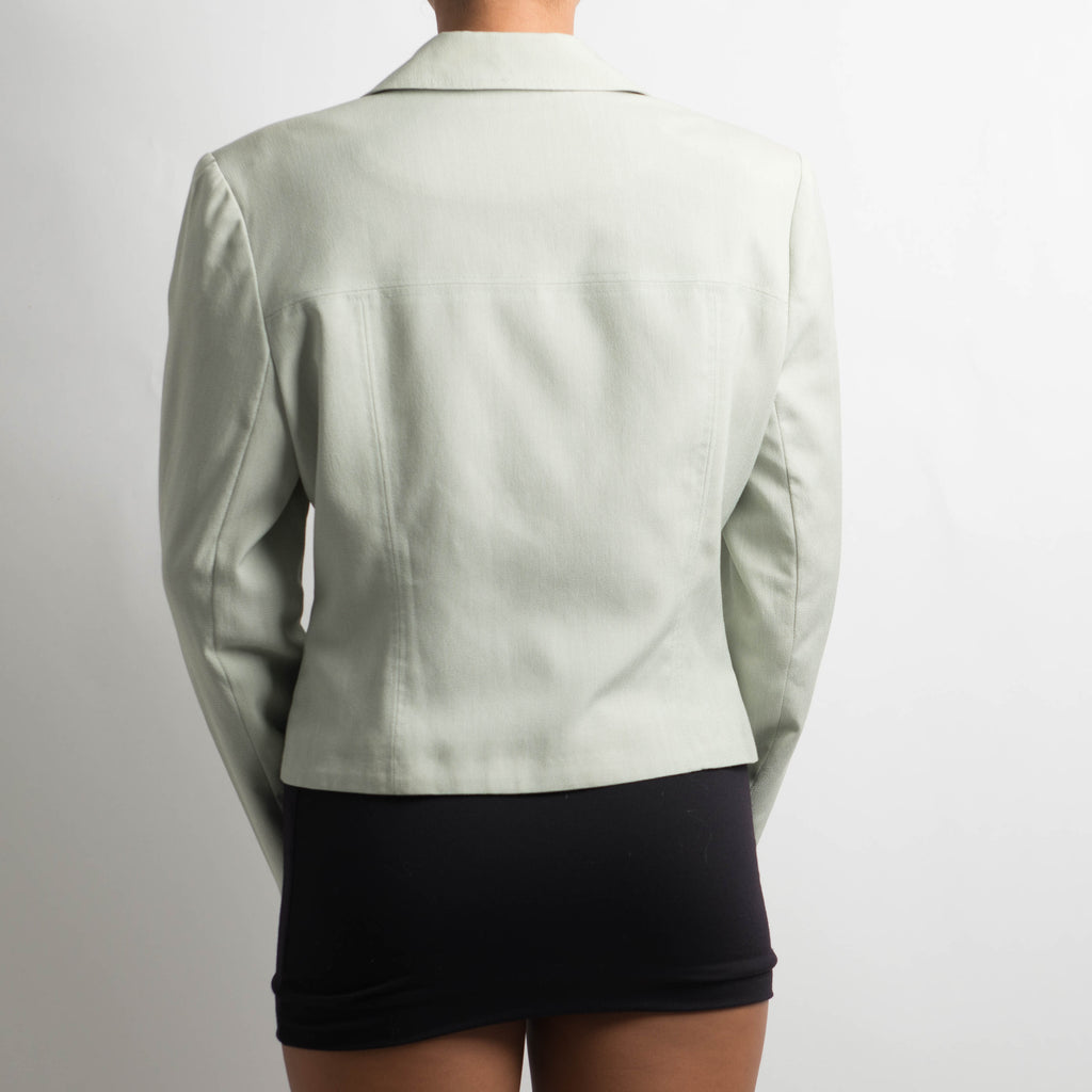 PASTEL BUTTON BLAZER