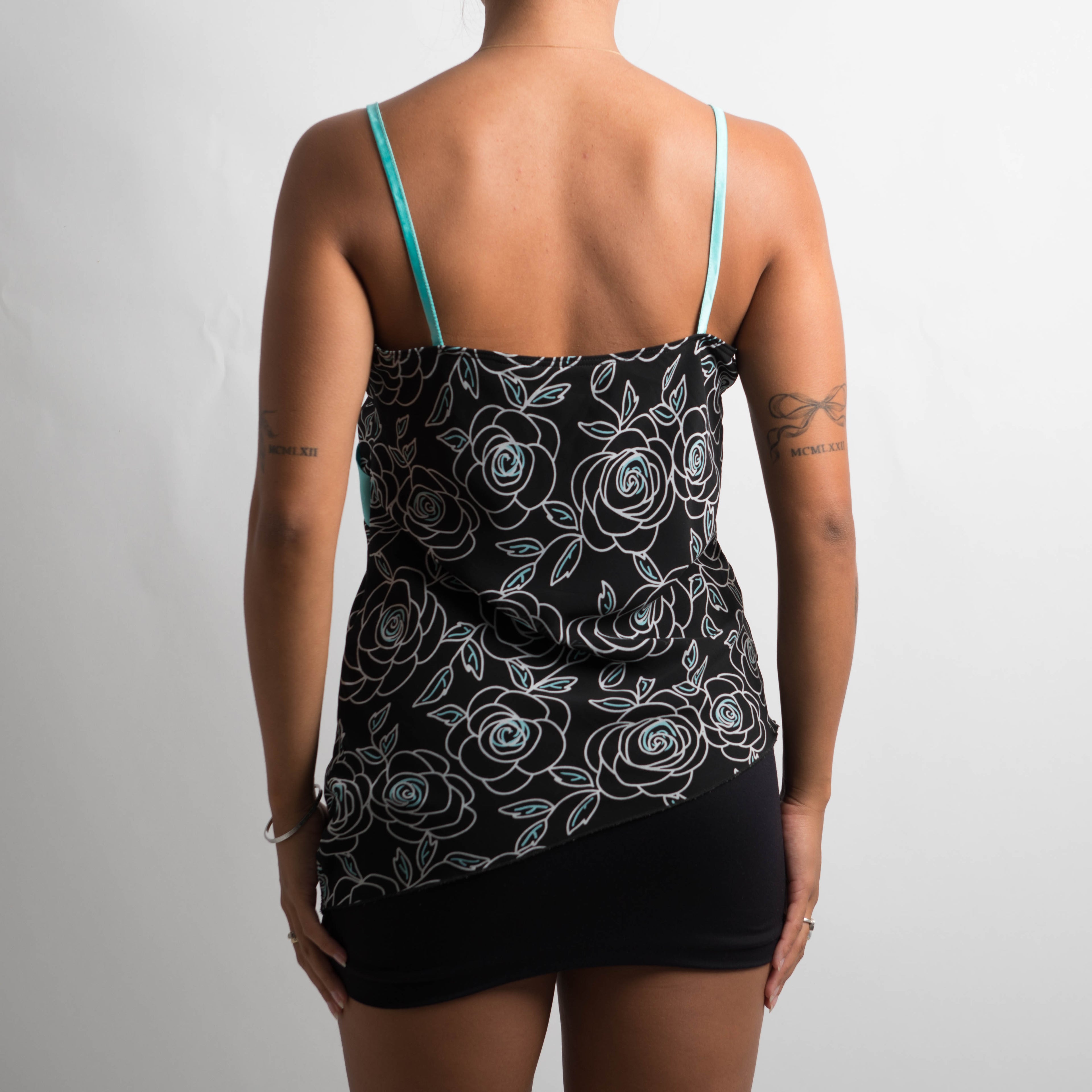 FLORAL ASYMMETRIC CAMISOLE