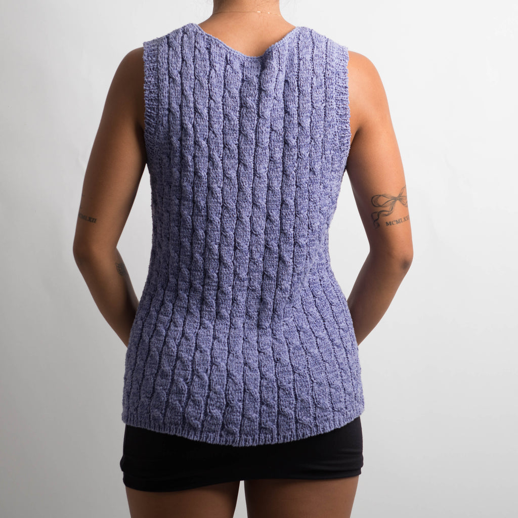 LILAC CROCHET TOP