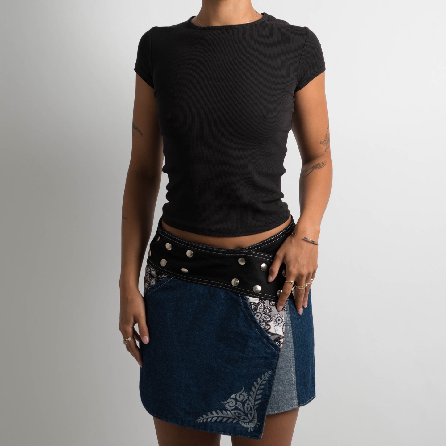 REVERSIBLE WRAP SKIRT