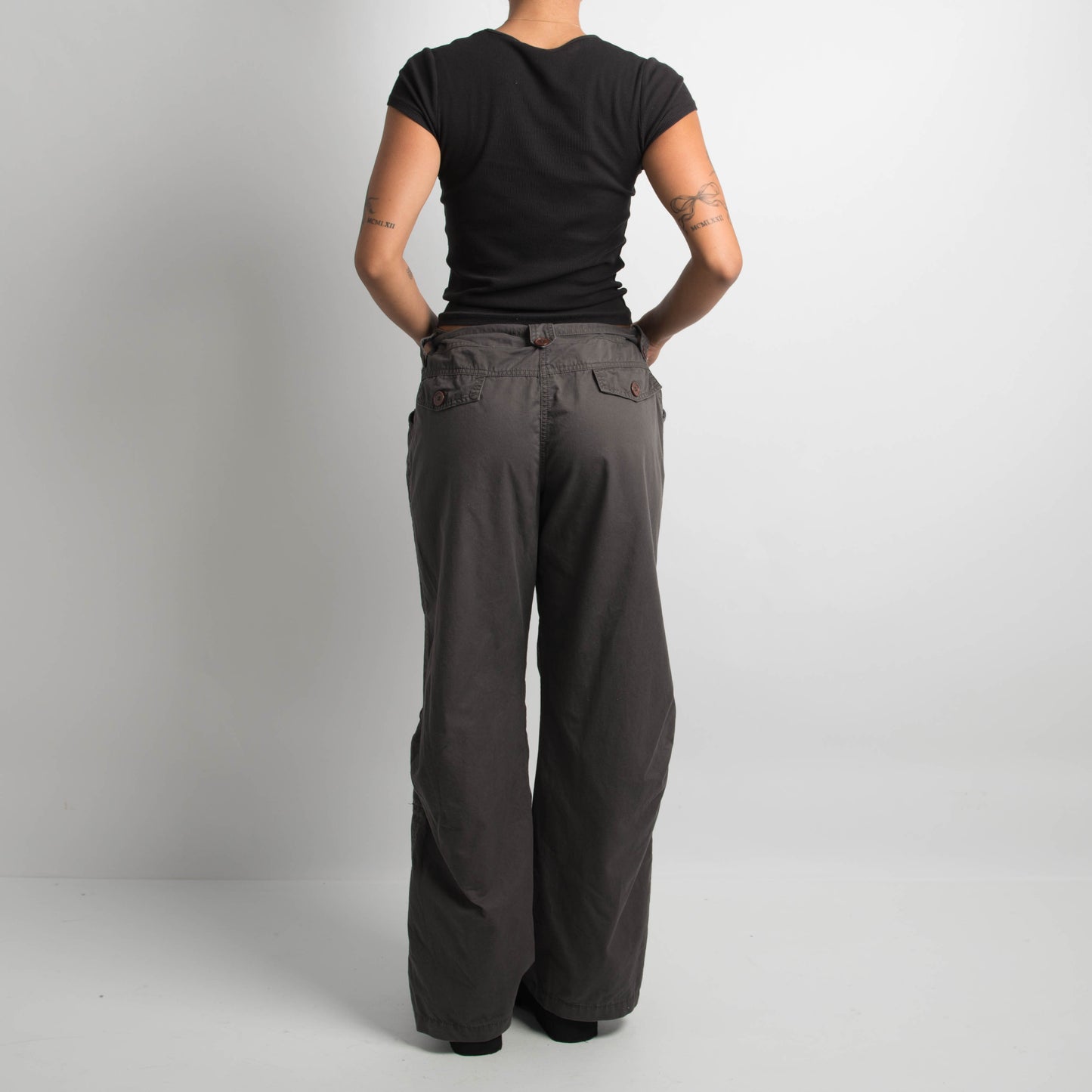 TAUPE CARGO UTILITY PANTS