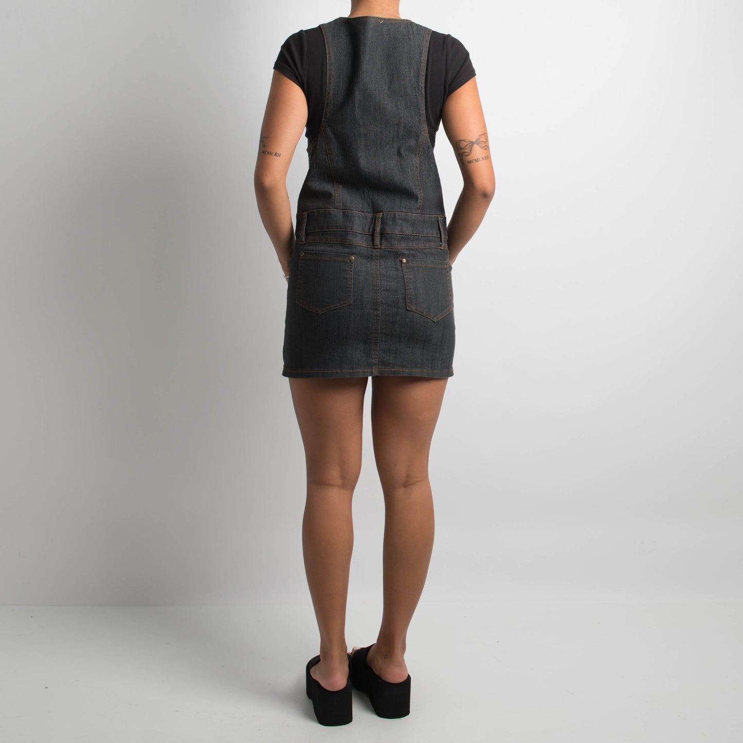 DENIM PINAFORE