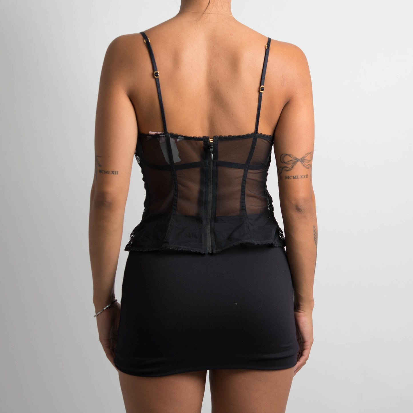 BLACK LACE CAMISOLE