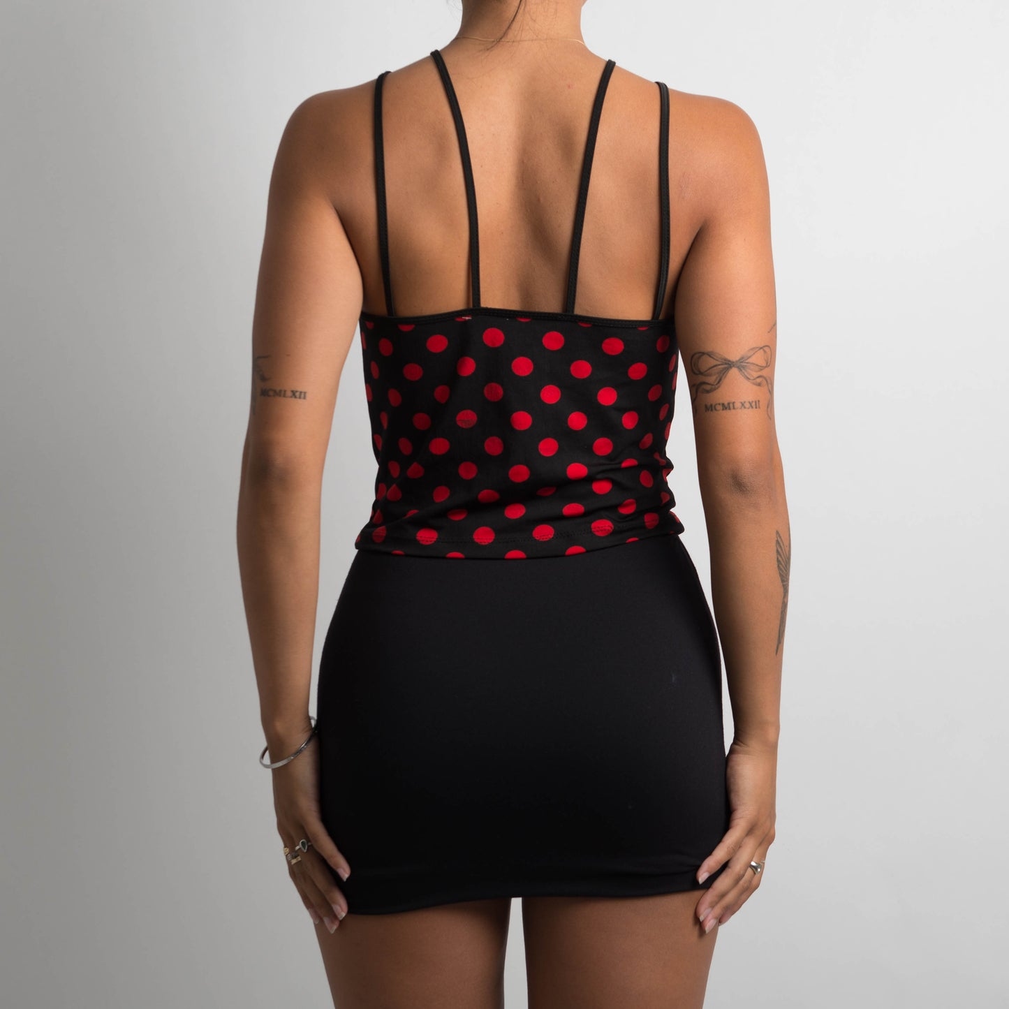 STRAPPY POLKA DOT TOP