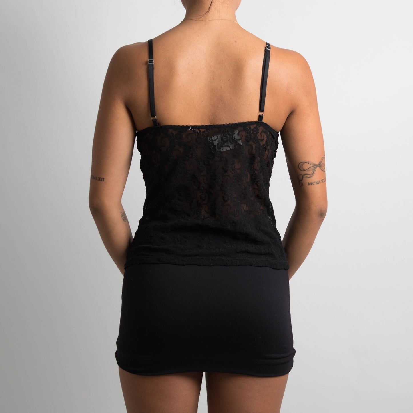 BLACK LACE CAMISOLE