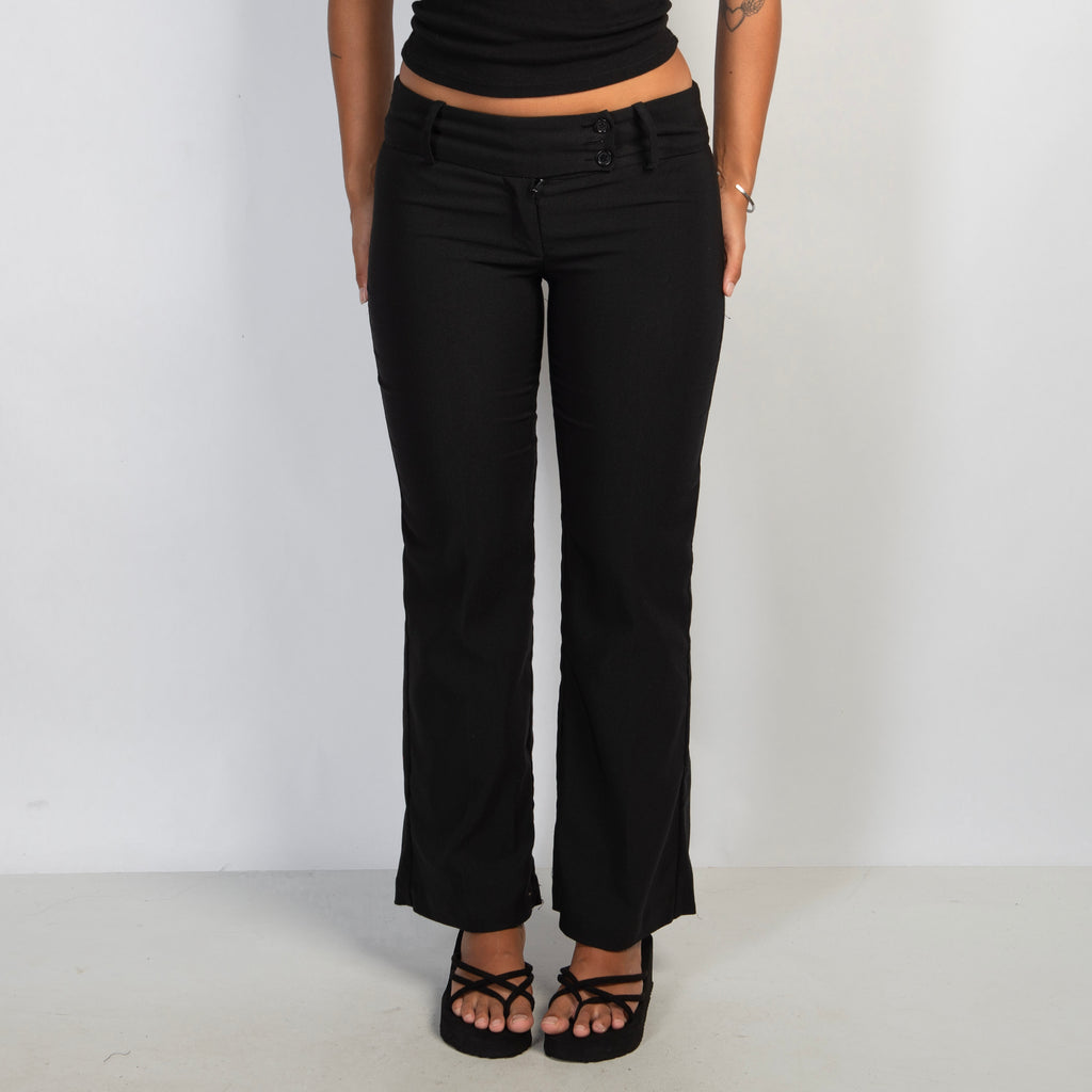 BLACK BOOTCUT PANTS