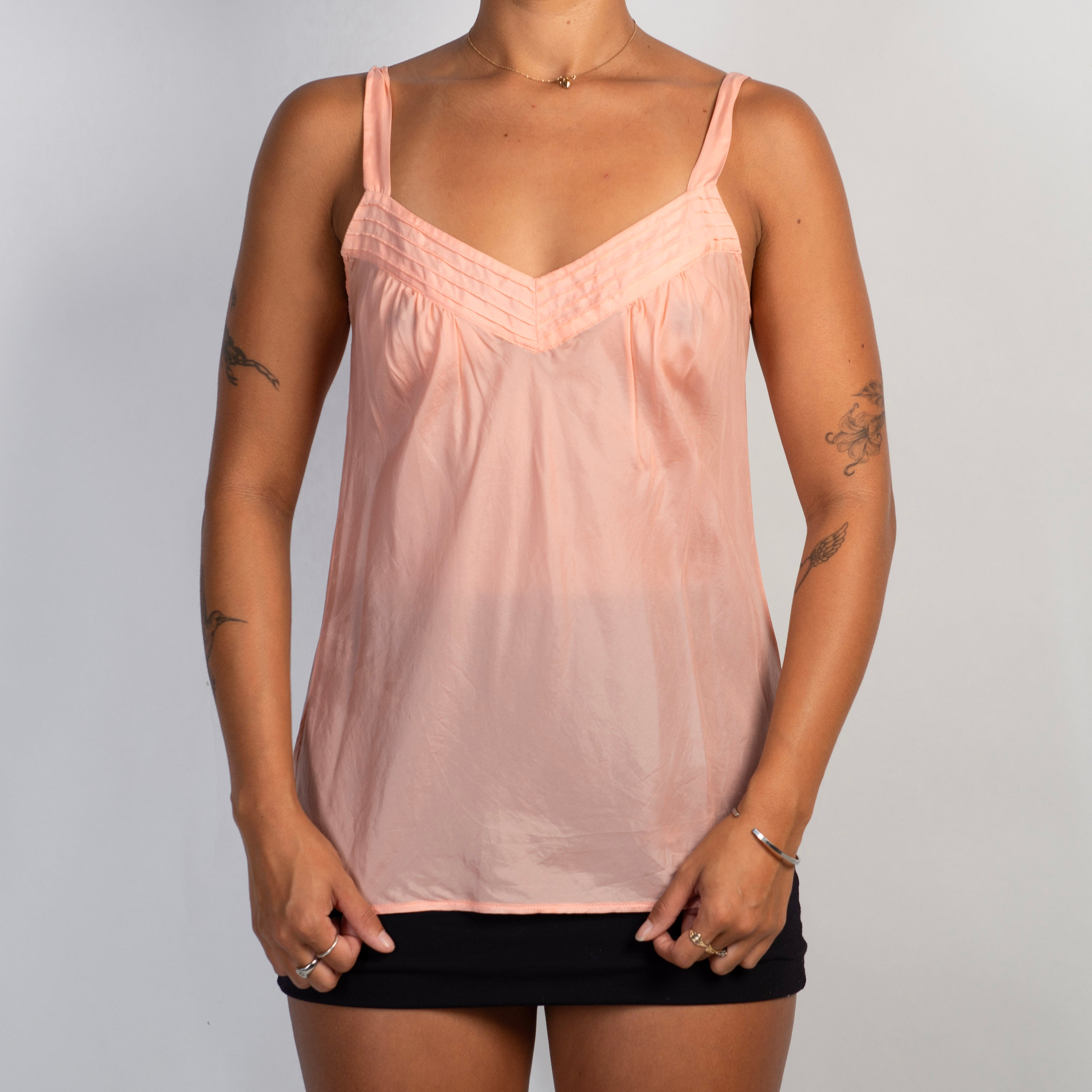 PINK SILK TOP