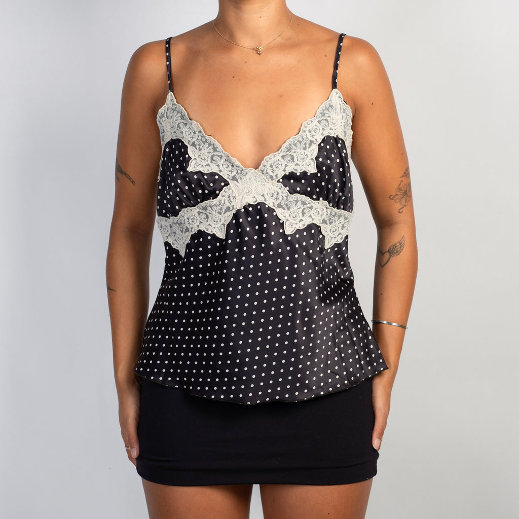 SATIN POLKA DOT CAMISOLE
