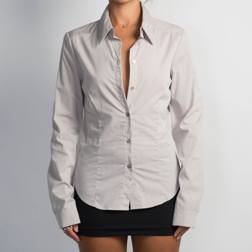 BEIGE STRETCH BLOUSE