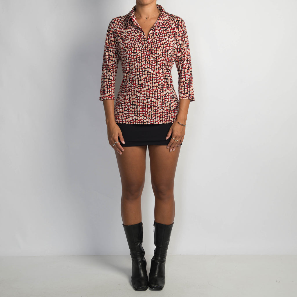 SLINKY PATTERN BLOUSE