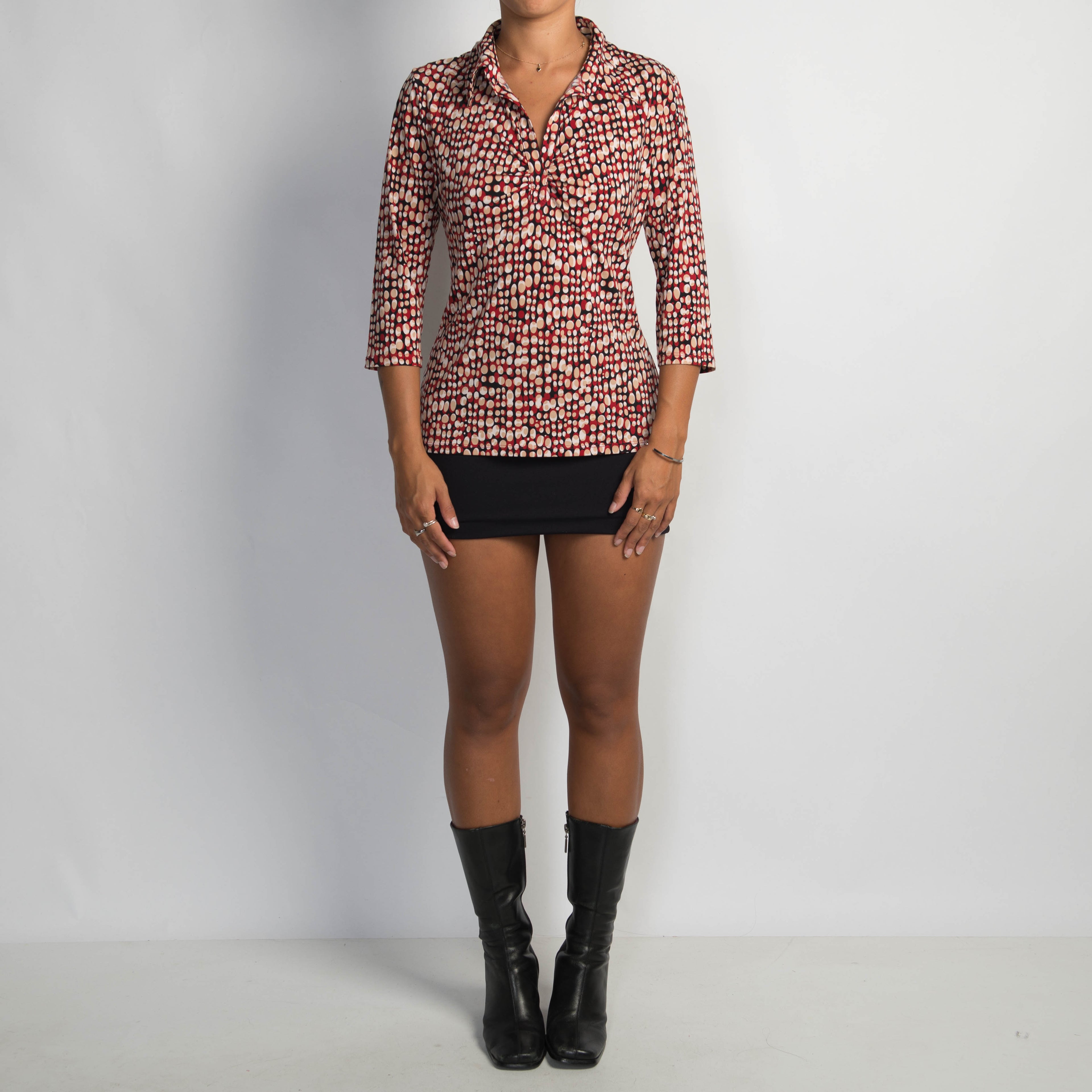 SLINKY PATTERN BLOUSE