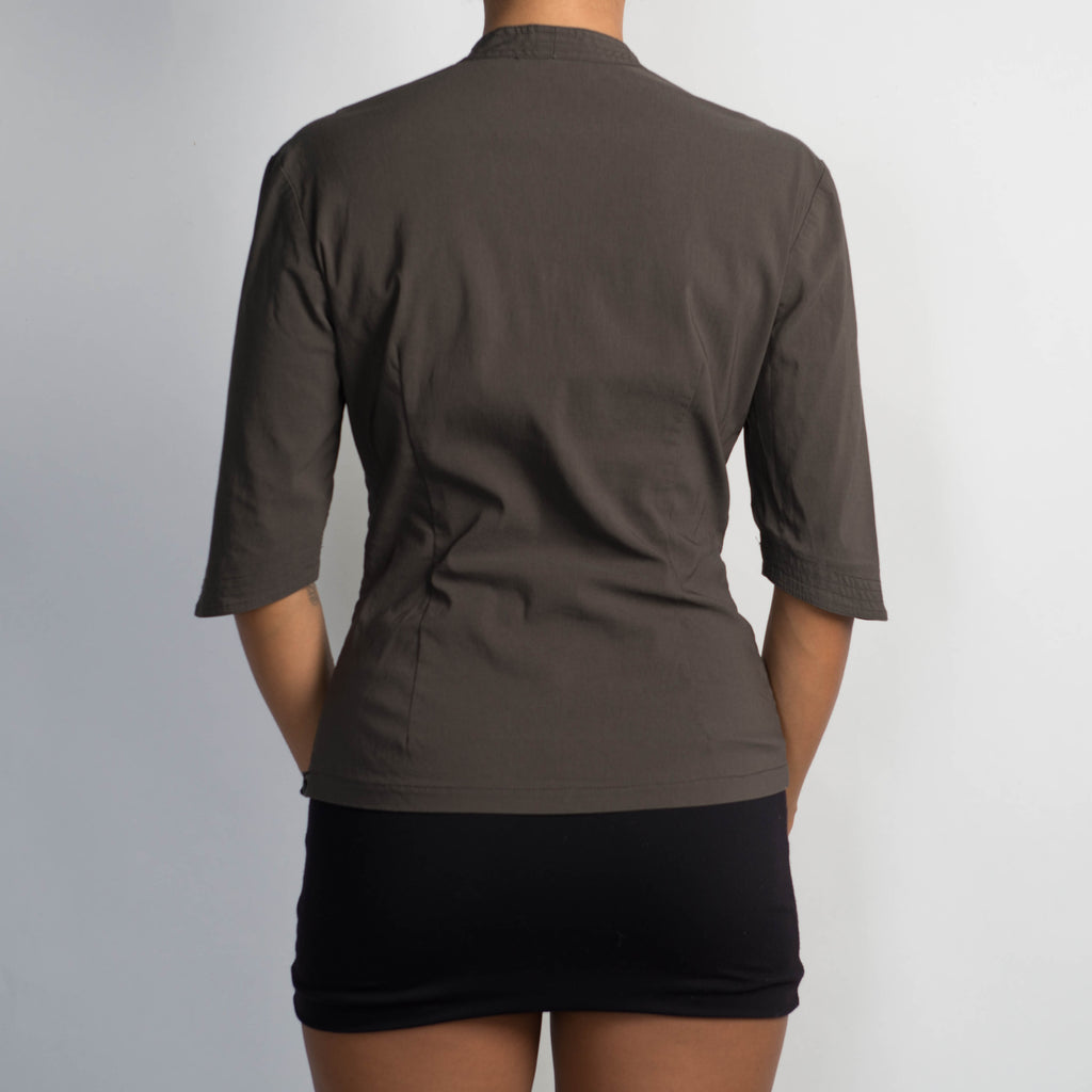 STRETCH 1/2 SLEEVE BLOUSE