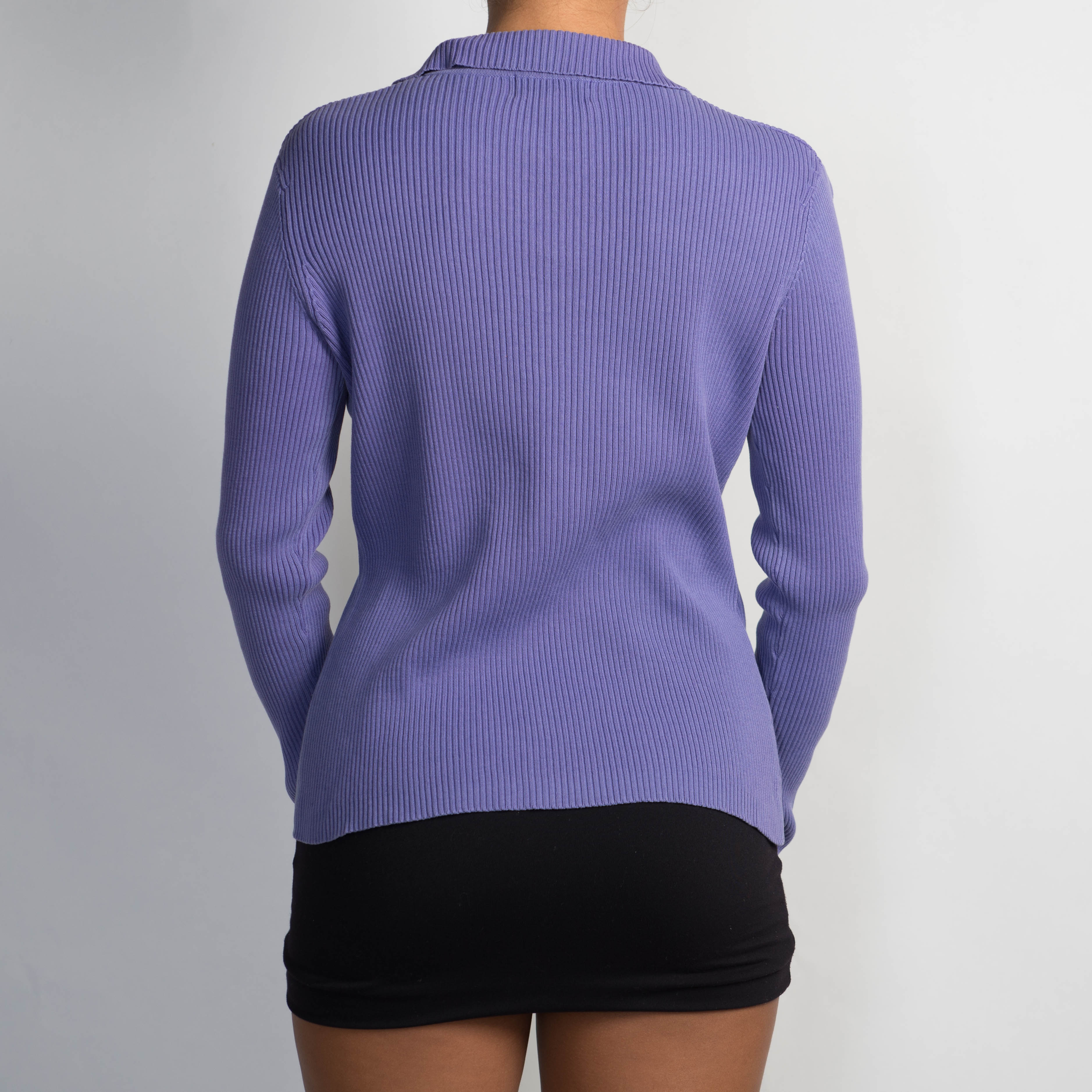PURPLE COLLARED TOP