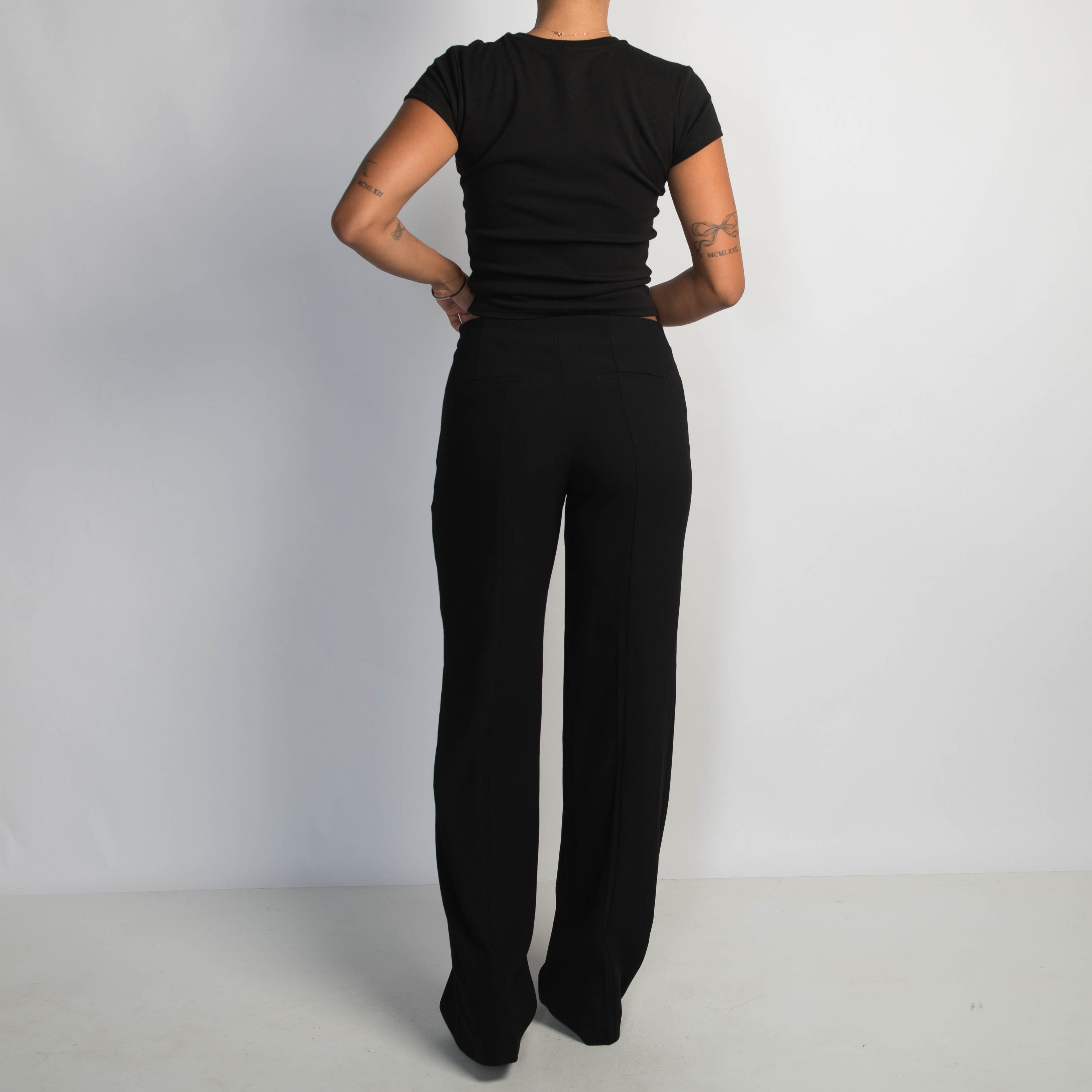 CLASSIC BLACK TROUSERS