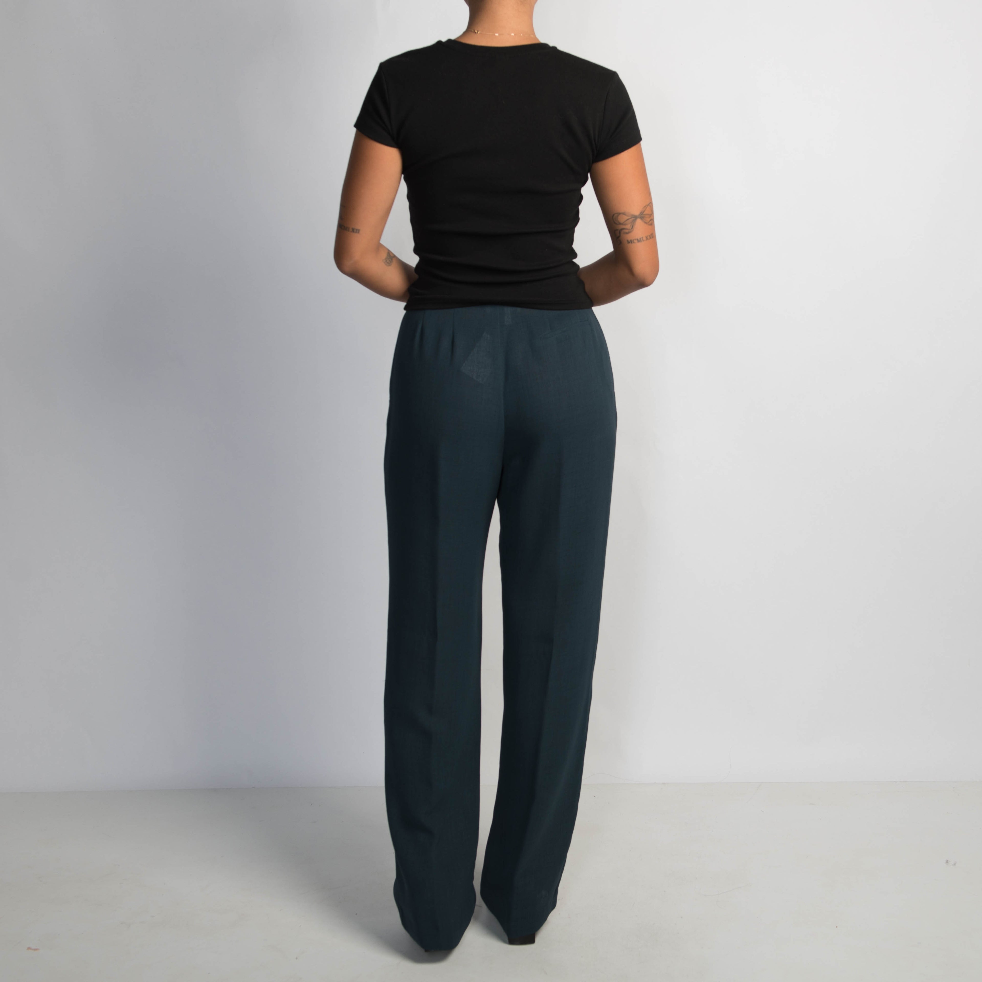 NAVY STRAIGHT LEG PANTS