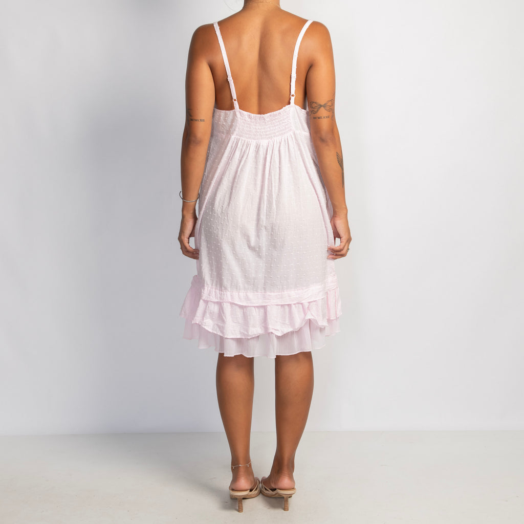 PINK TEXTURED CHEMISE