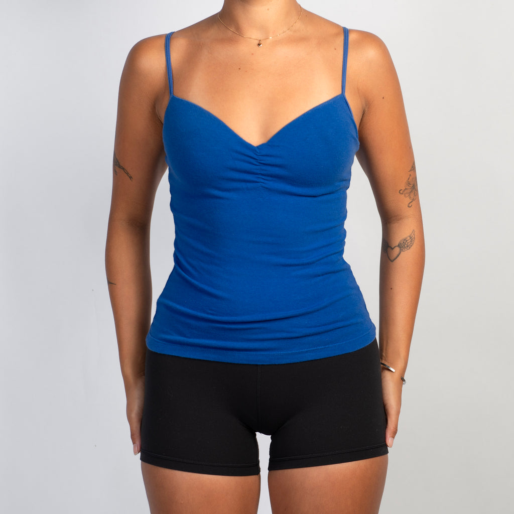 COBALT COTTON TANK TOP