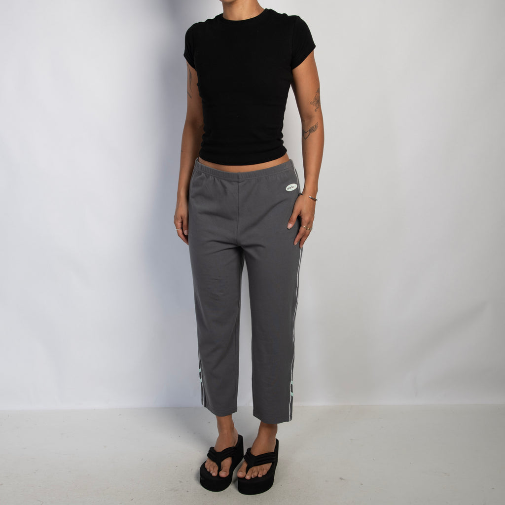 GREY CAPRI COTTON TIGHTS