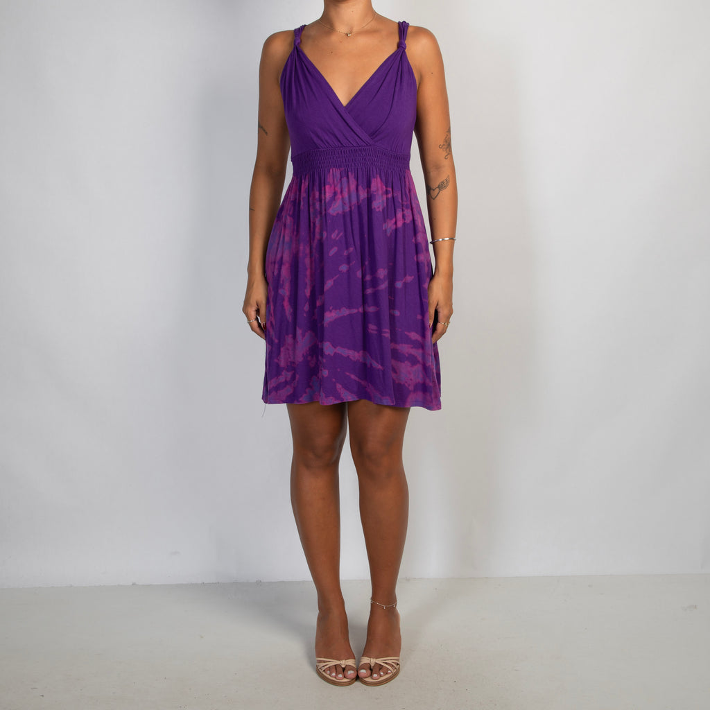 PURPLE TIE DYE DRESS