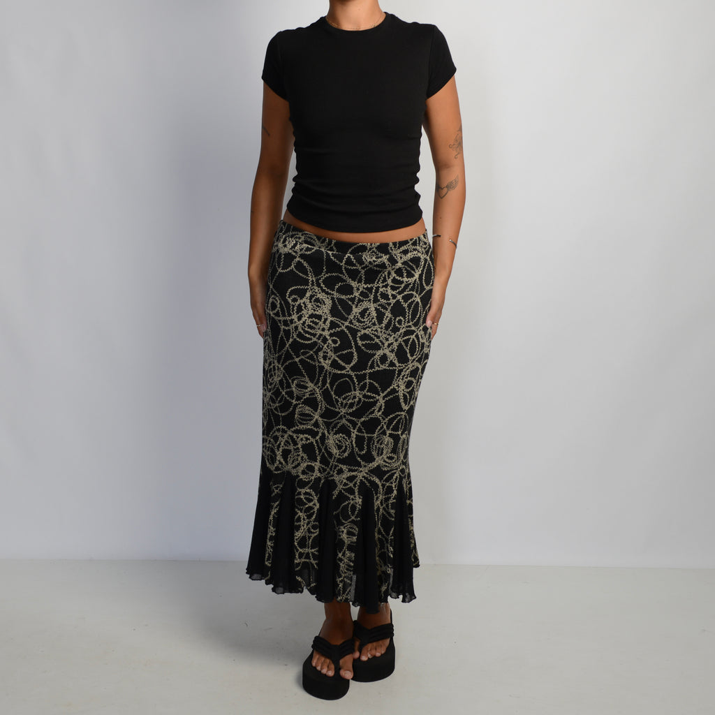 PATTERN KNIT SKIRT